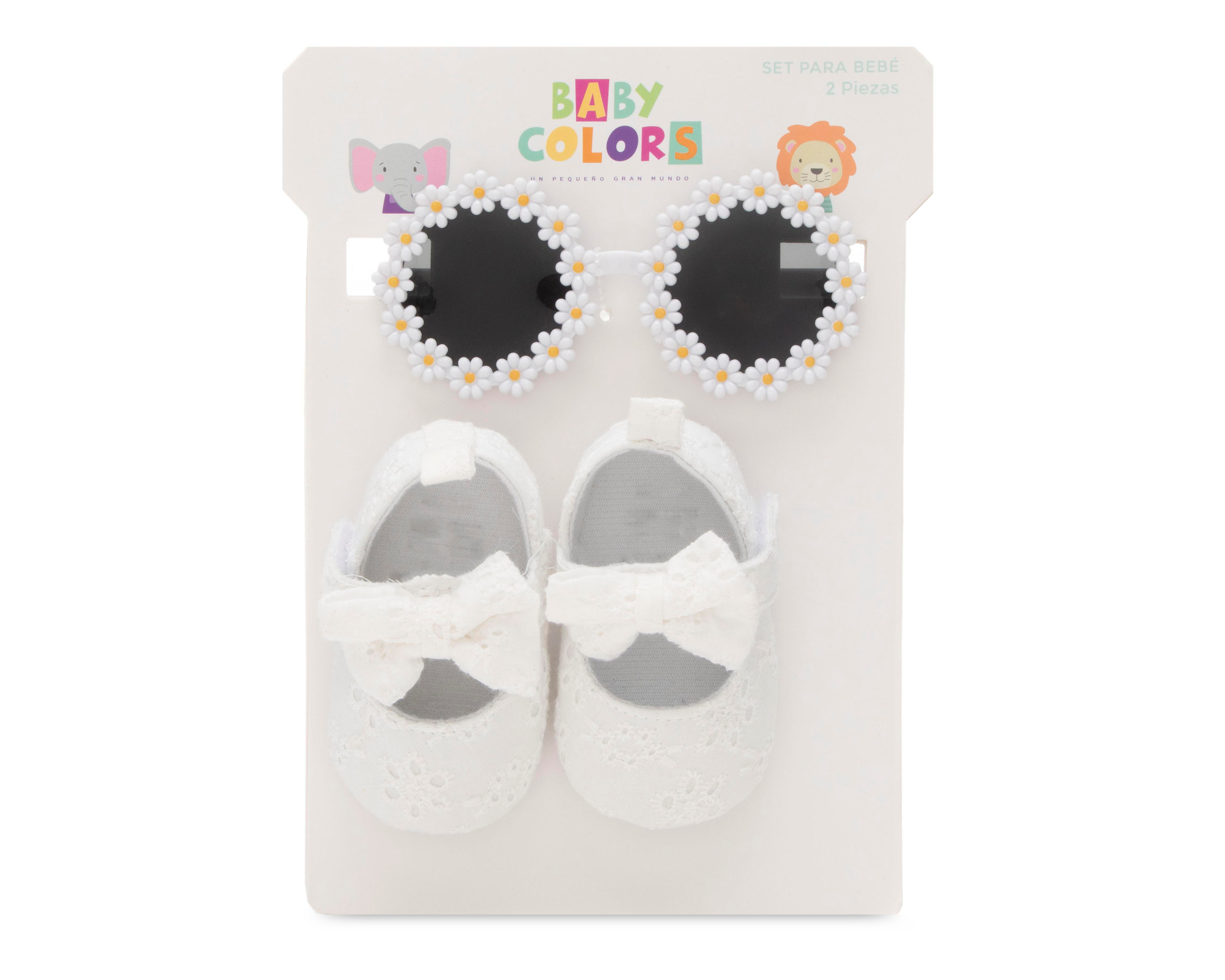 Foto 5 pulgar | Zapatos Baby Colors para Bebé Niña con Lentes de Sol