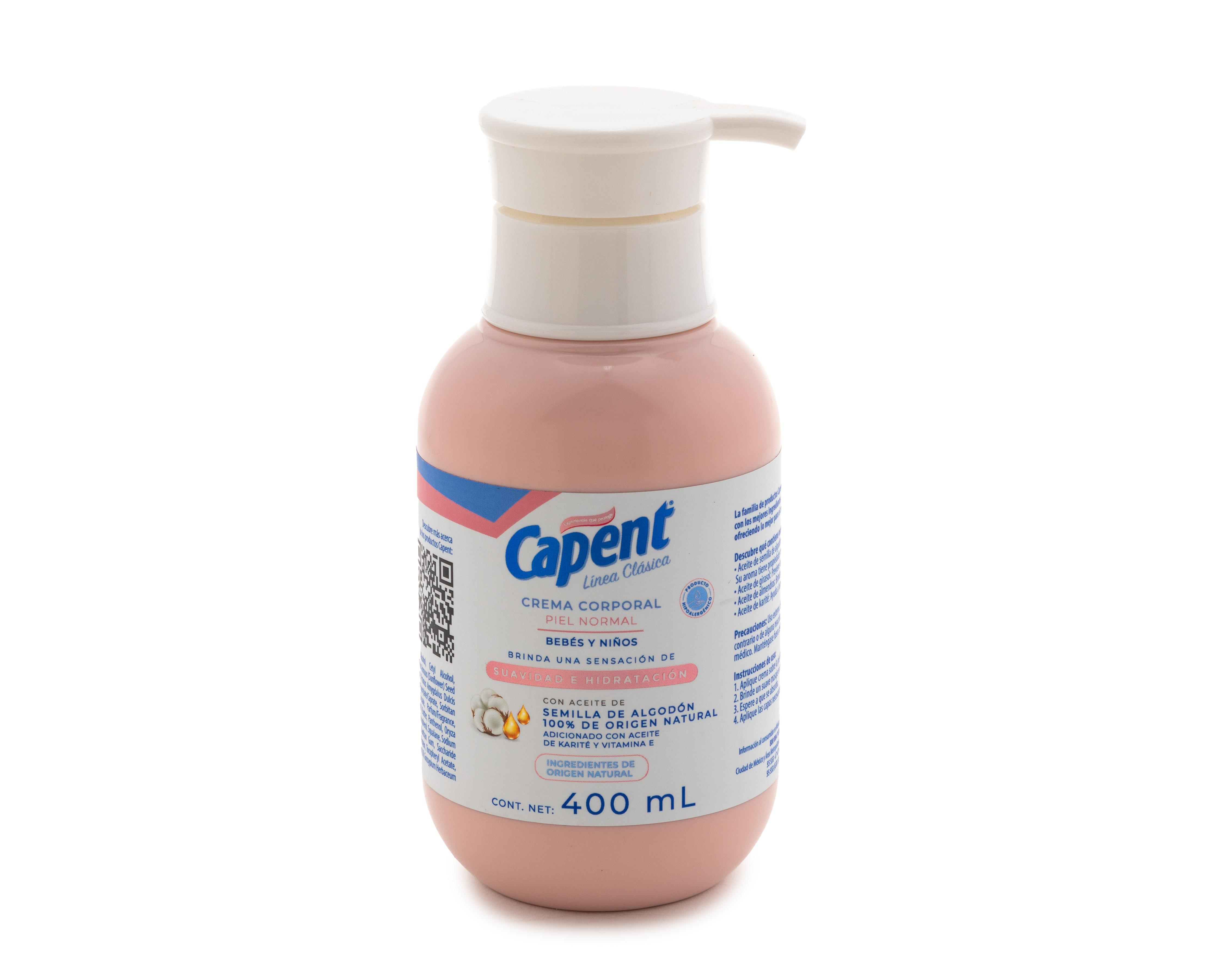 Crema Corporal para Bebé Capent Piel Normal 400 ml
