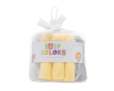 Foto 5 | Toallitas Faciales para Bebé Baby Colors Multicolor 24 Piezas