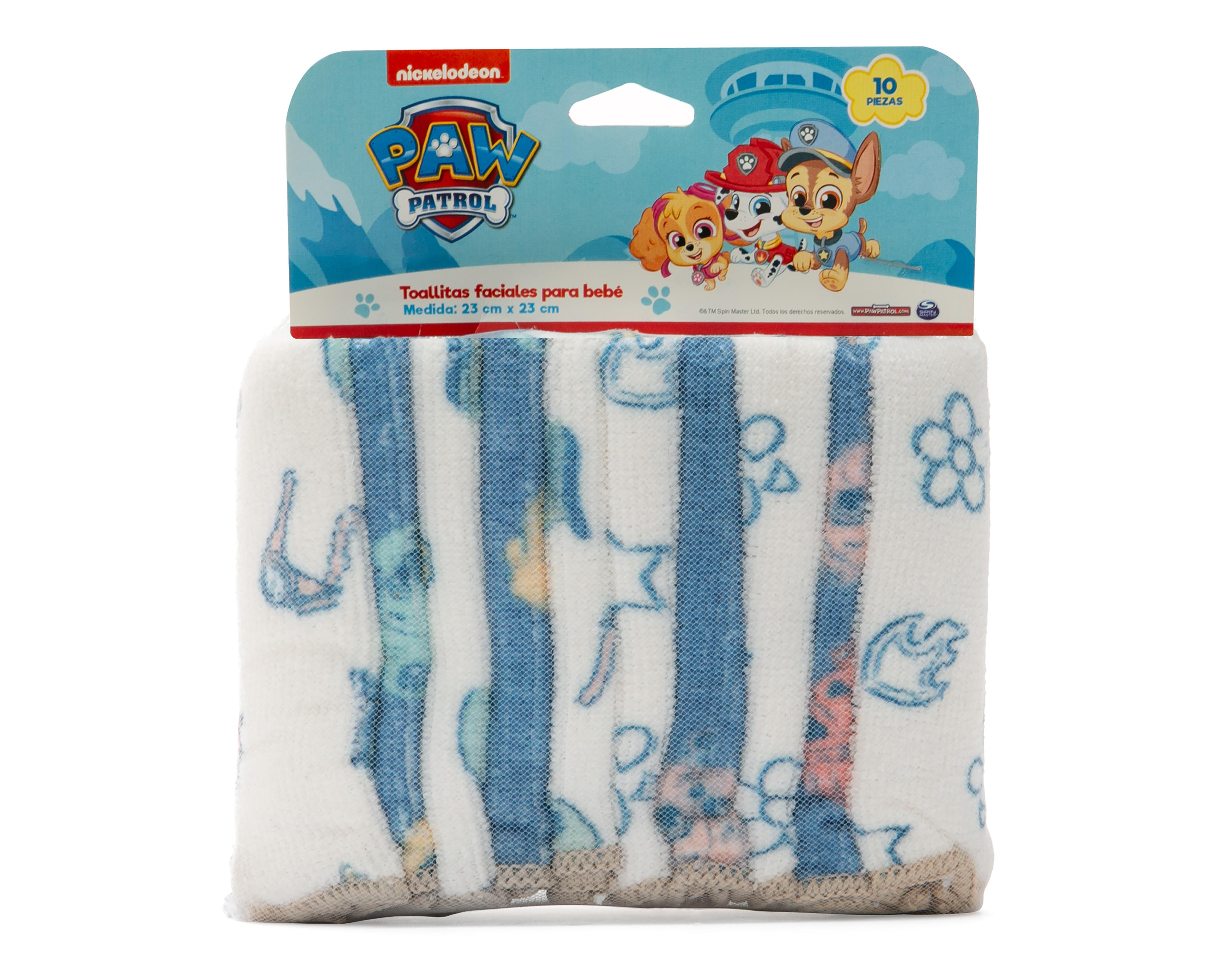 Foto 9 pulgar | Toallitas Faciales para Bebé Paw Patrol 10 Piezas