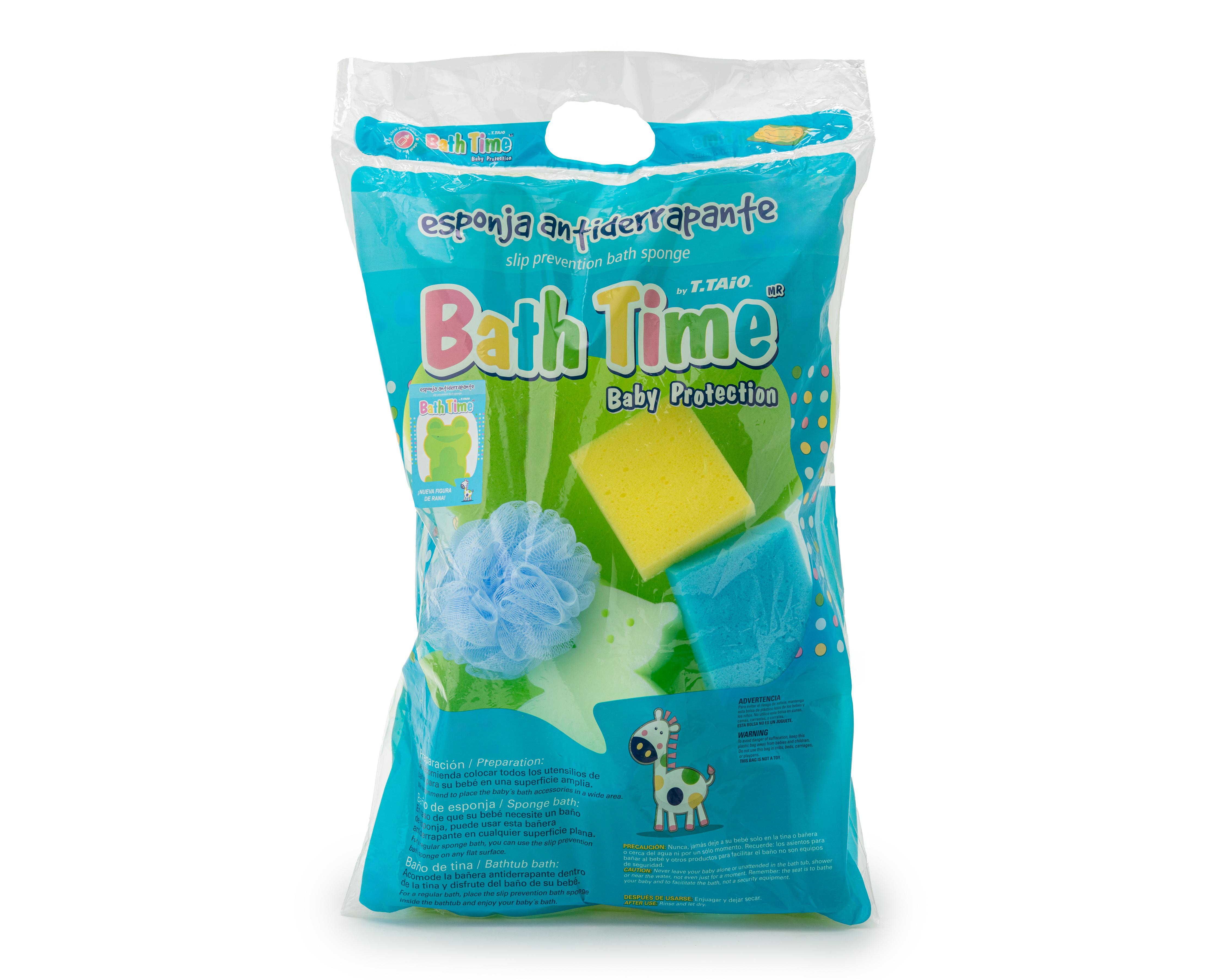 Foto 1 | Esponja para Bebé Bath Time Antiderrapante 5 Piezas