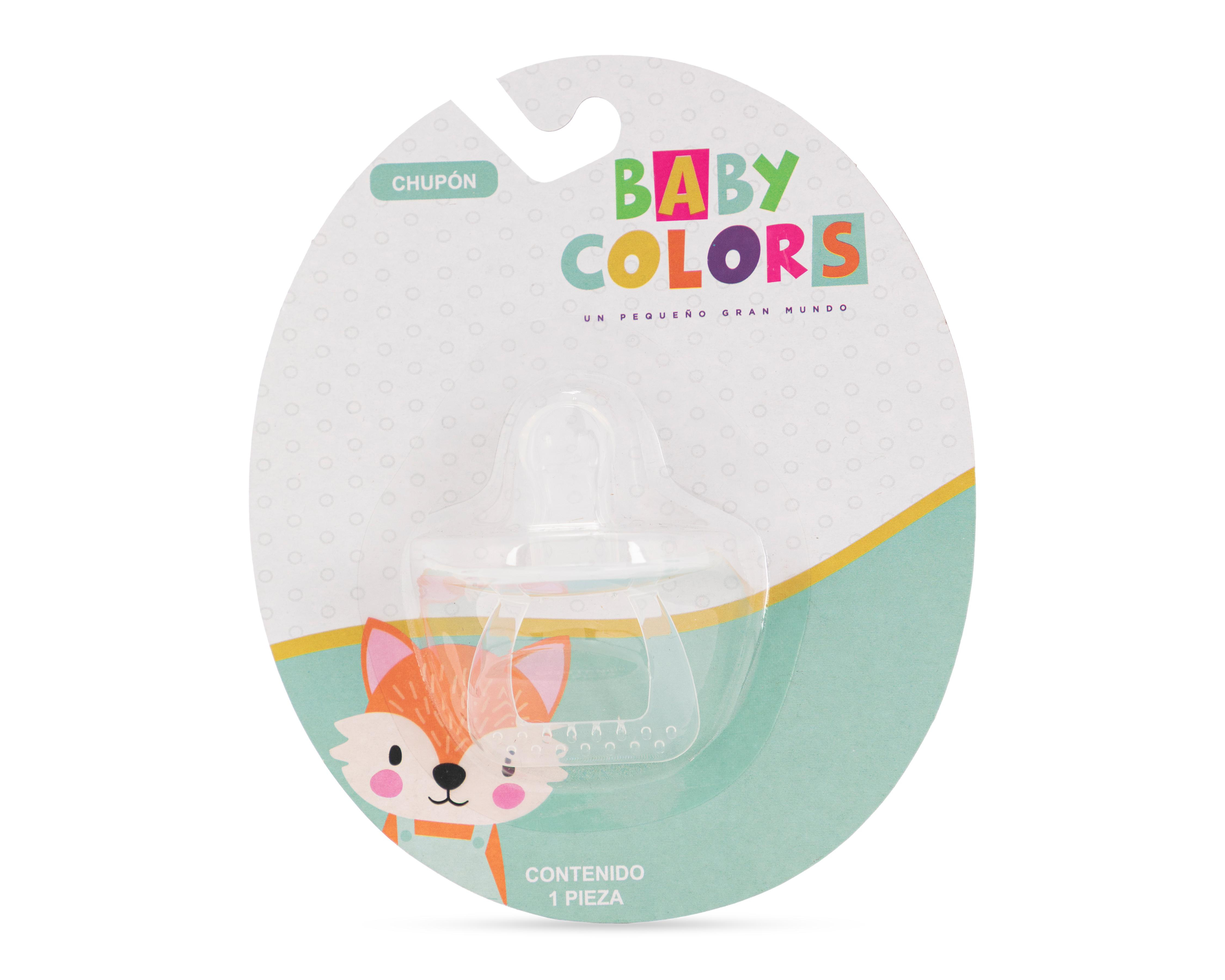 Chupón Transparente Baby Colors