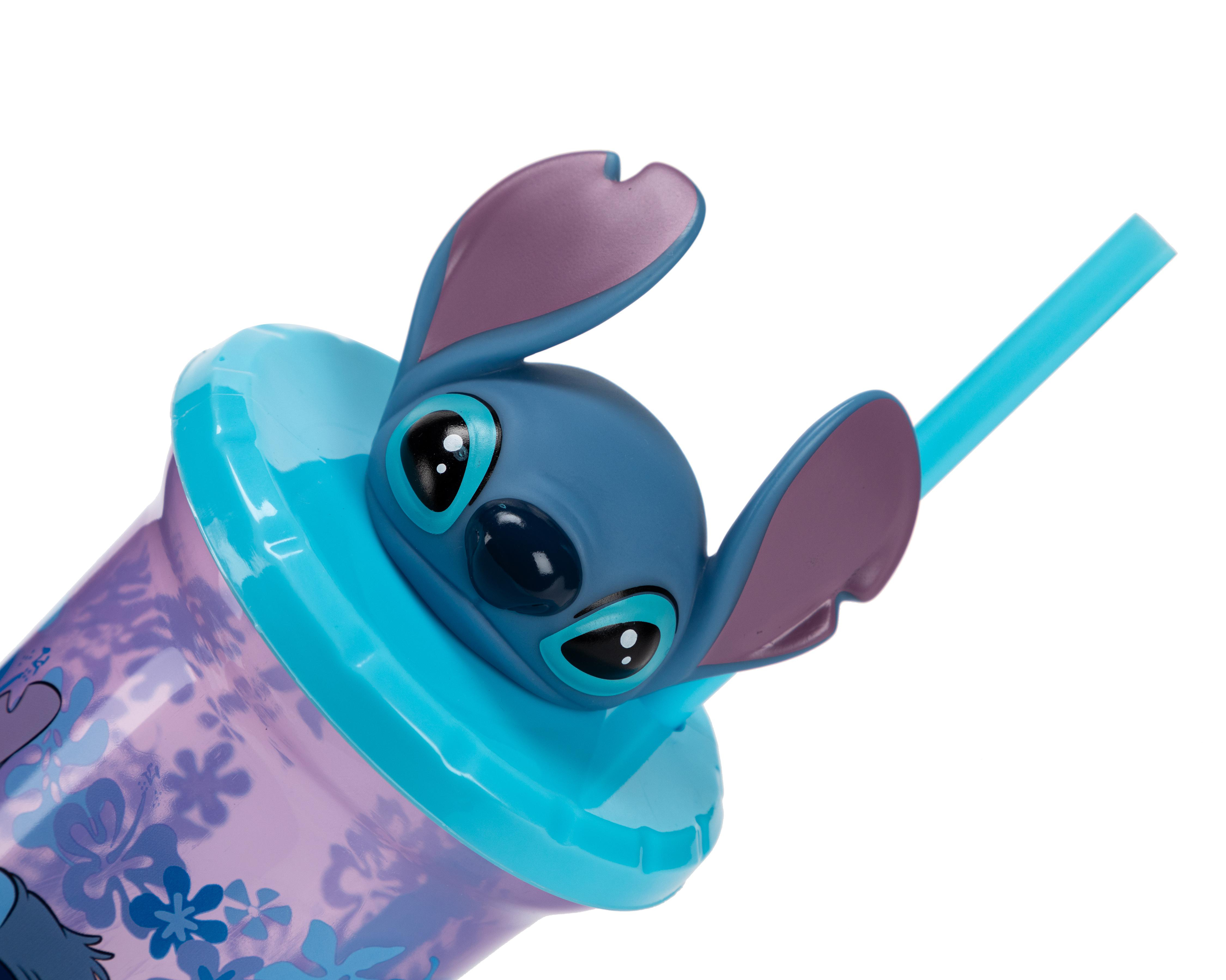 Foto 2 | Vaso con Popote de Plástico Disney Lilo & Stitch 400 ml