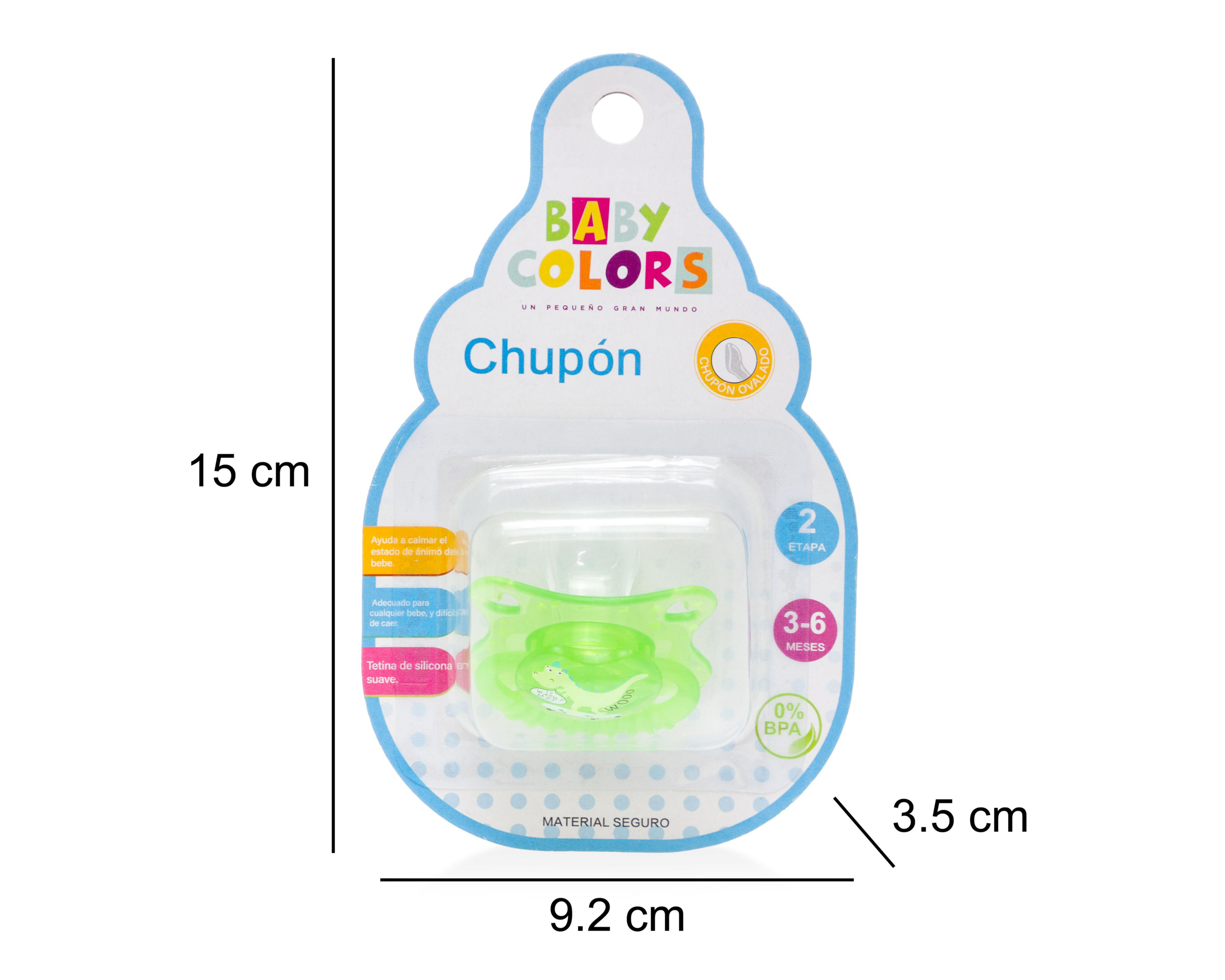 Foto 4 pulgar | Chupón Ovalado Baby Colors