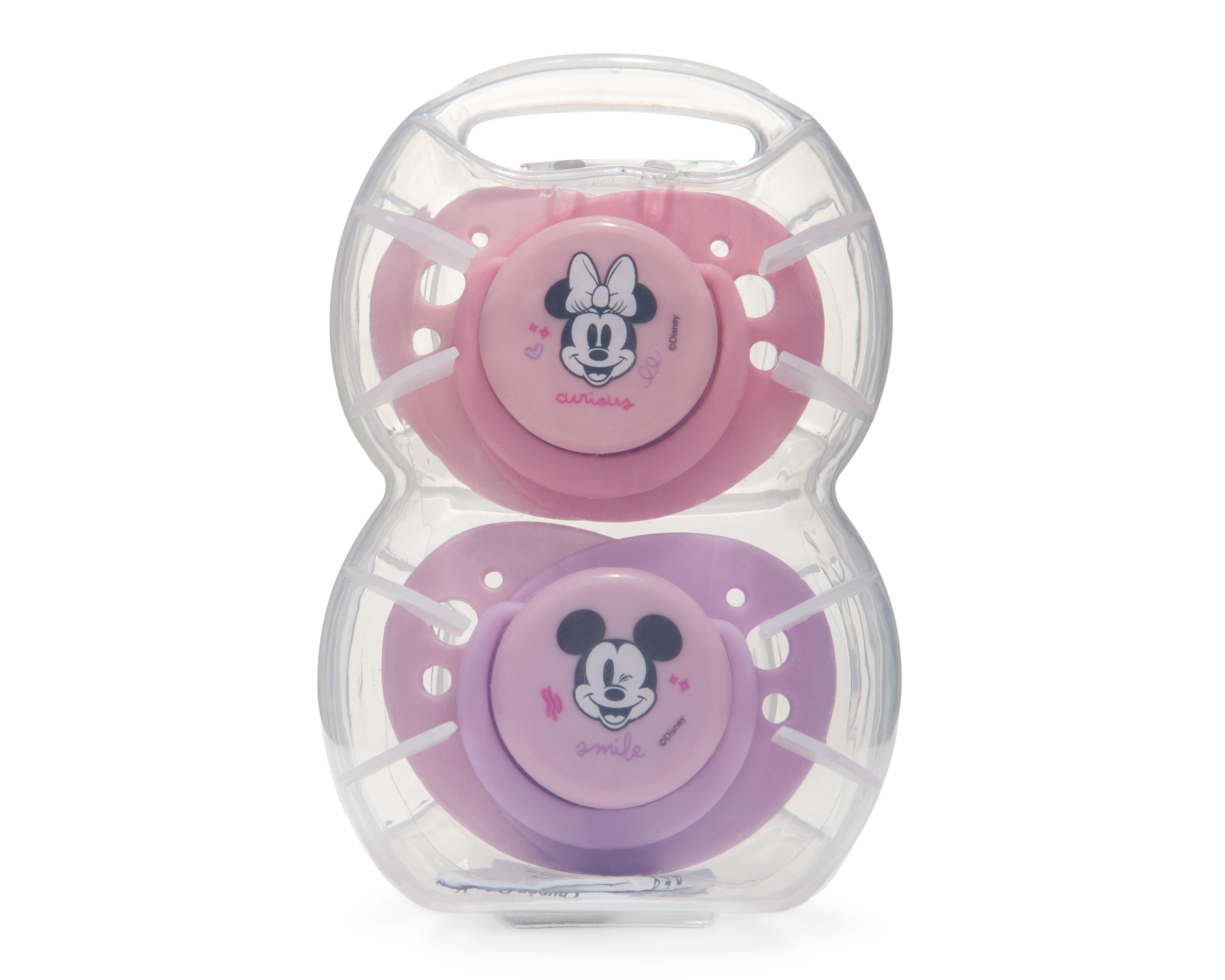 Foto 2 pulgar | Chupón Minnie Mouse Disney Baby 2 Piezas