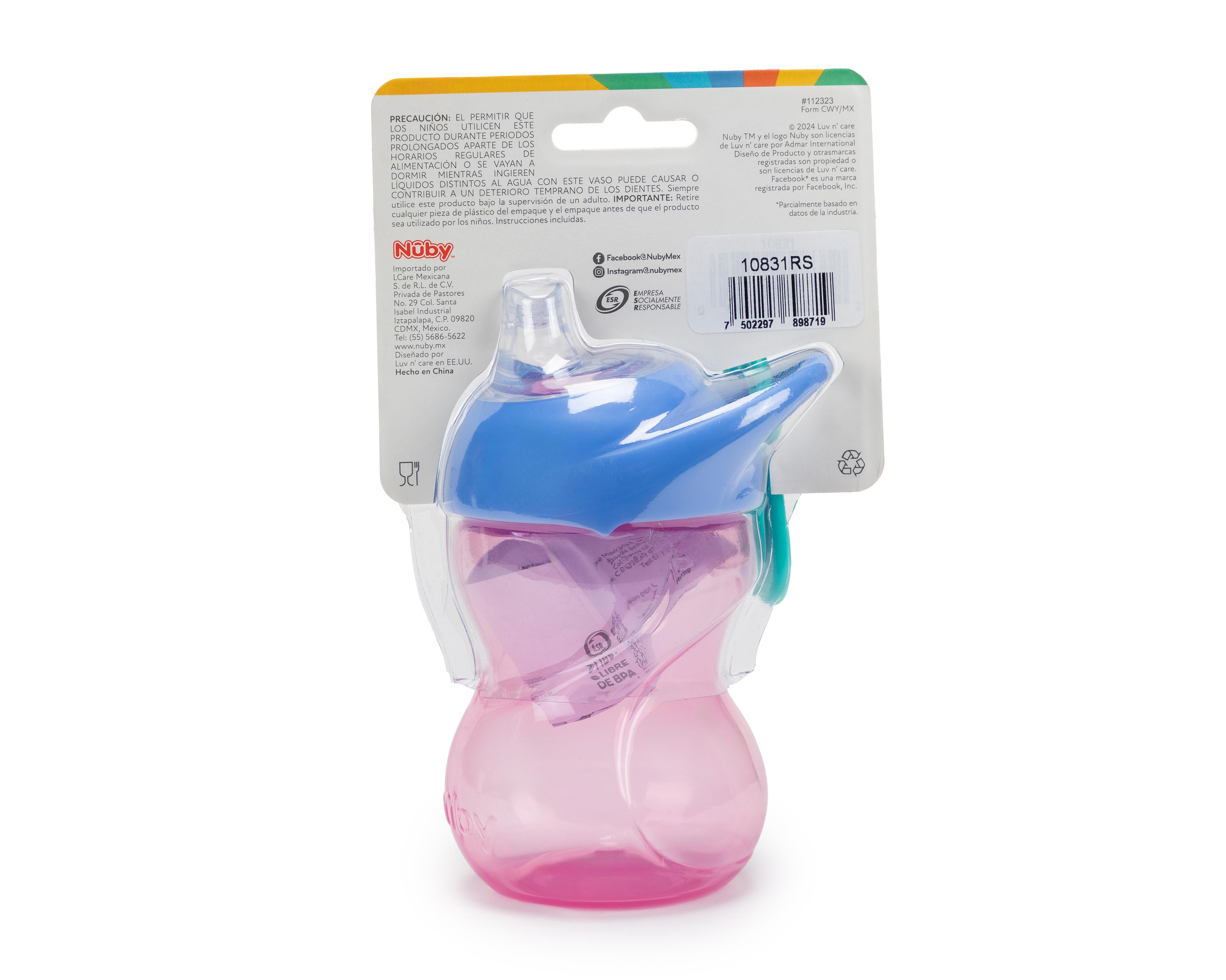 Foto 2 | Vaso Entrenador Nuby con Gancho 8 oz