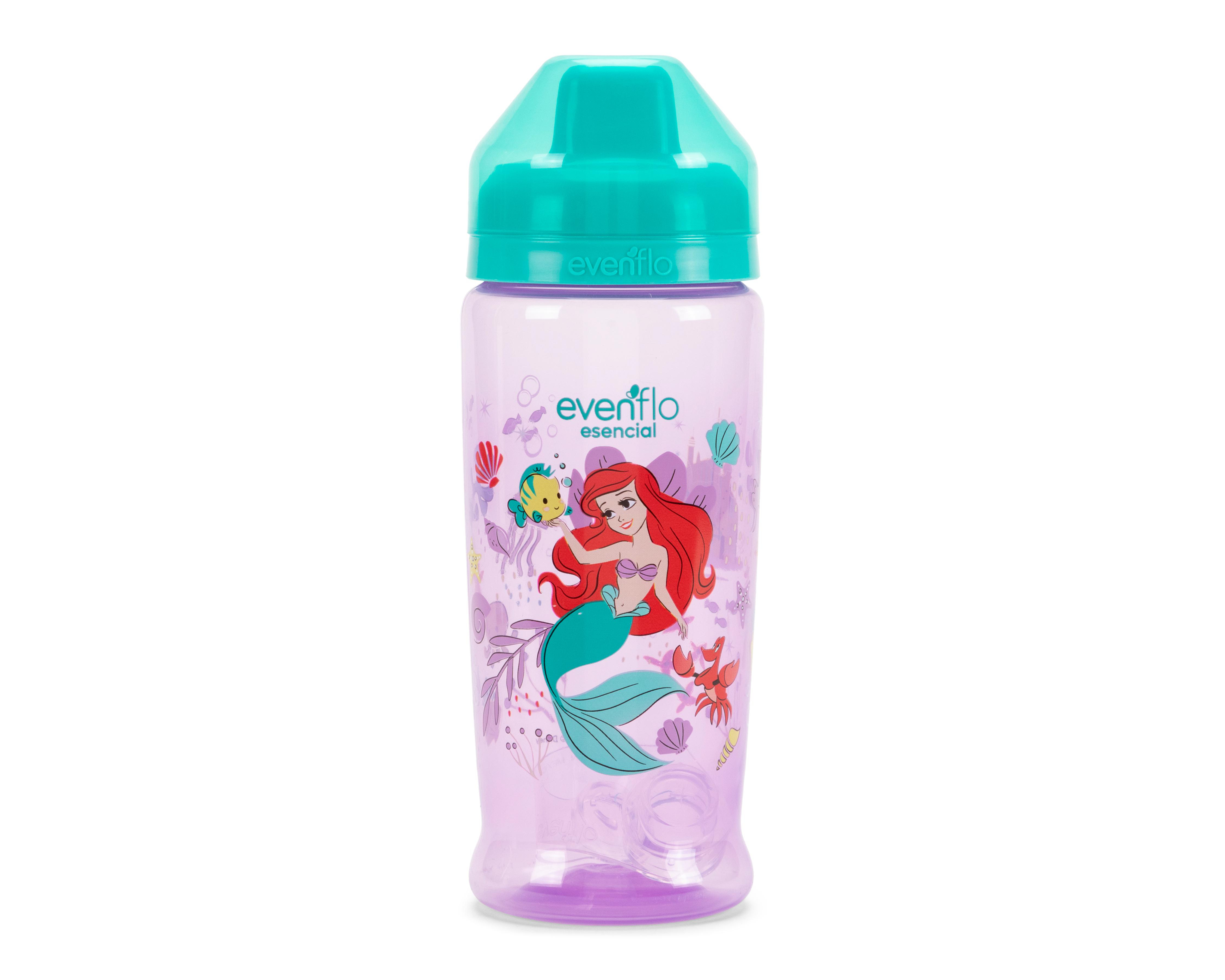 Foto 2 pulgar | Vaso Entrenador Evenflo Disney La Sirenita 325 ml