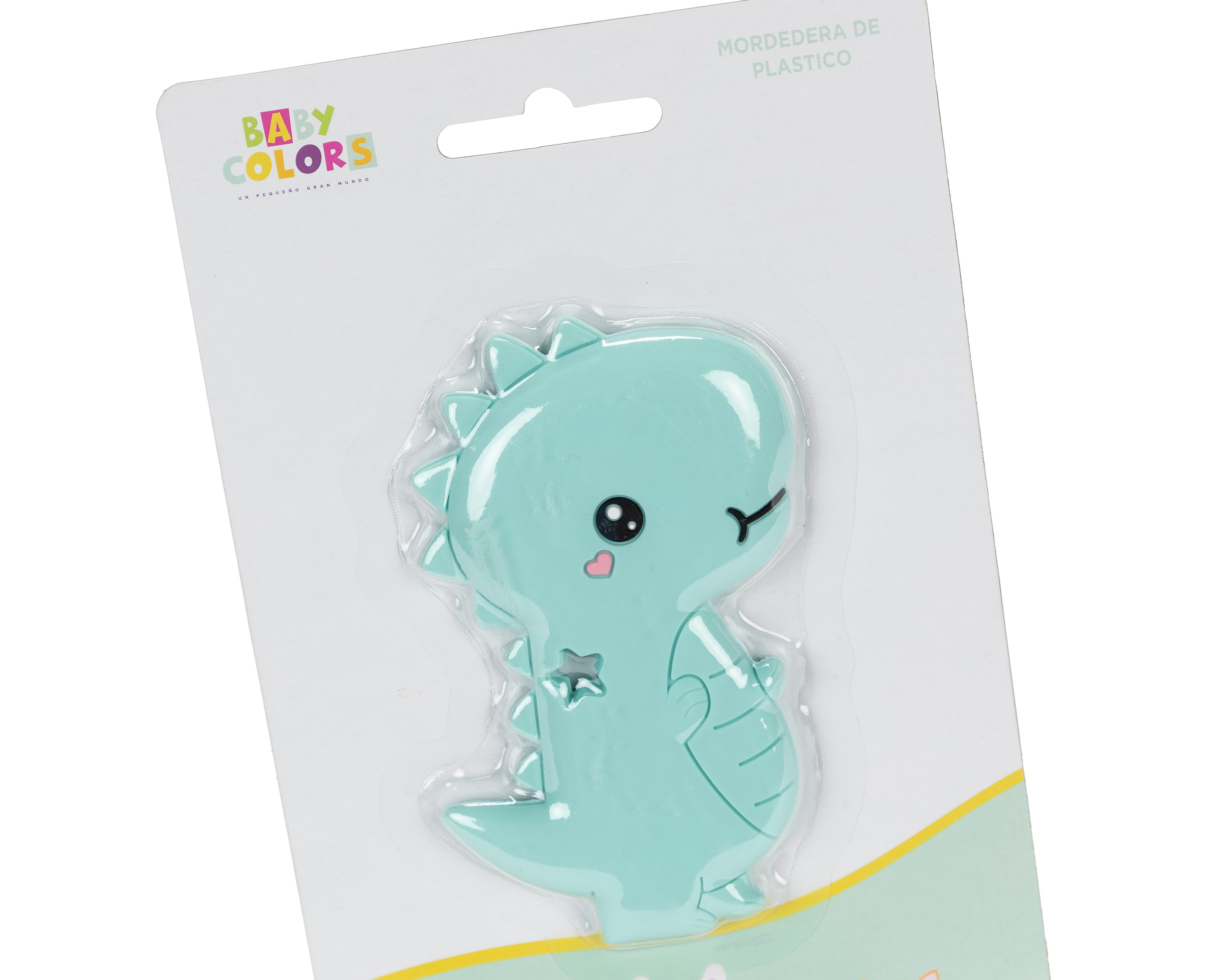 Foto 4 pulgar | Mordedera de Dinosaurio Baby Colors