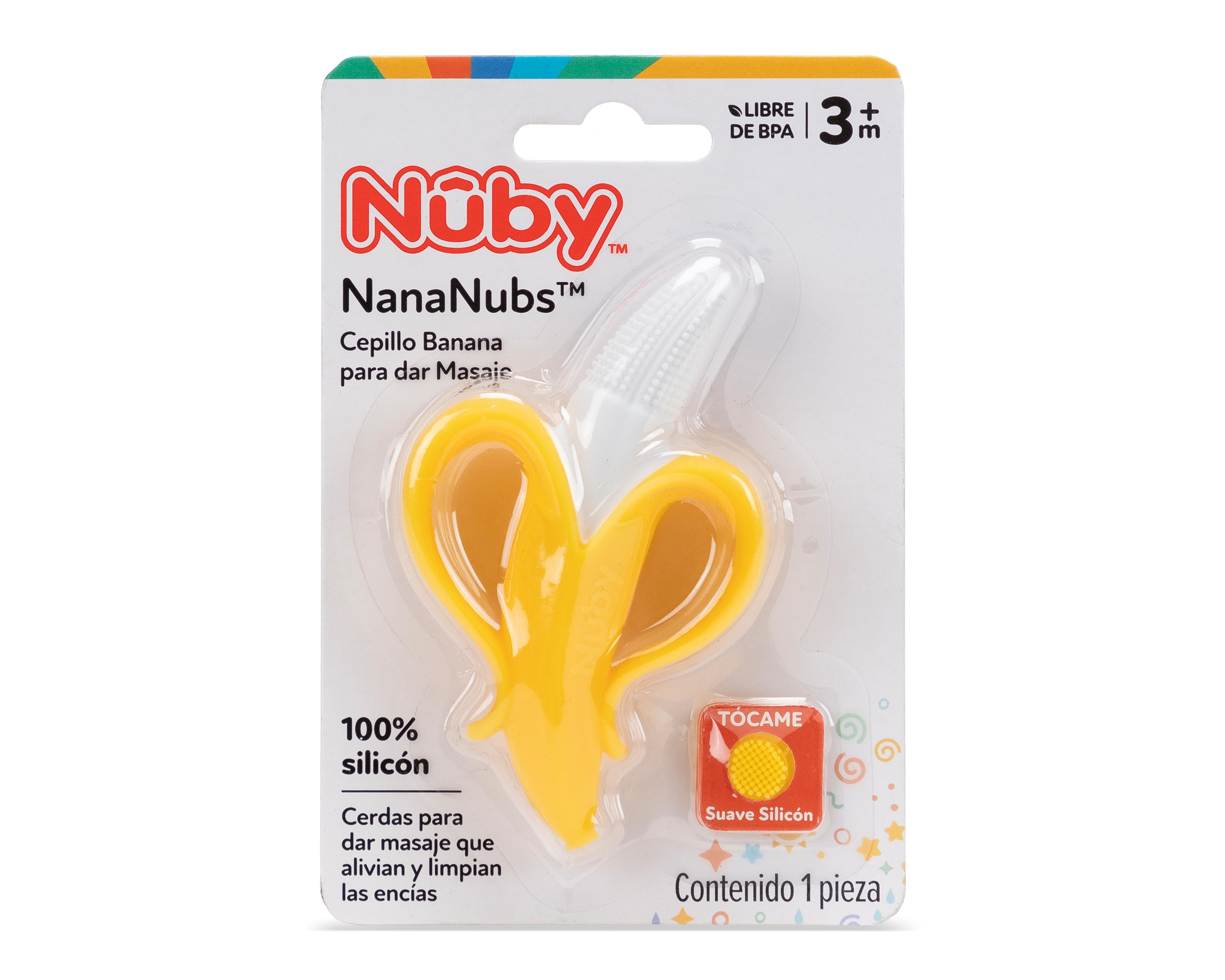 Mordedera para Bebé Nuby Nana Nubs Plátano