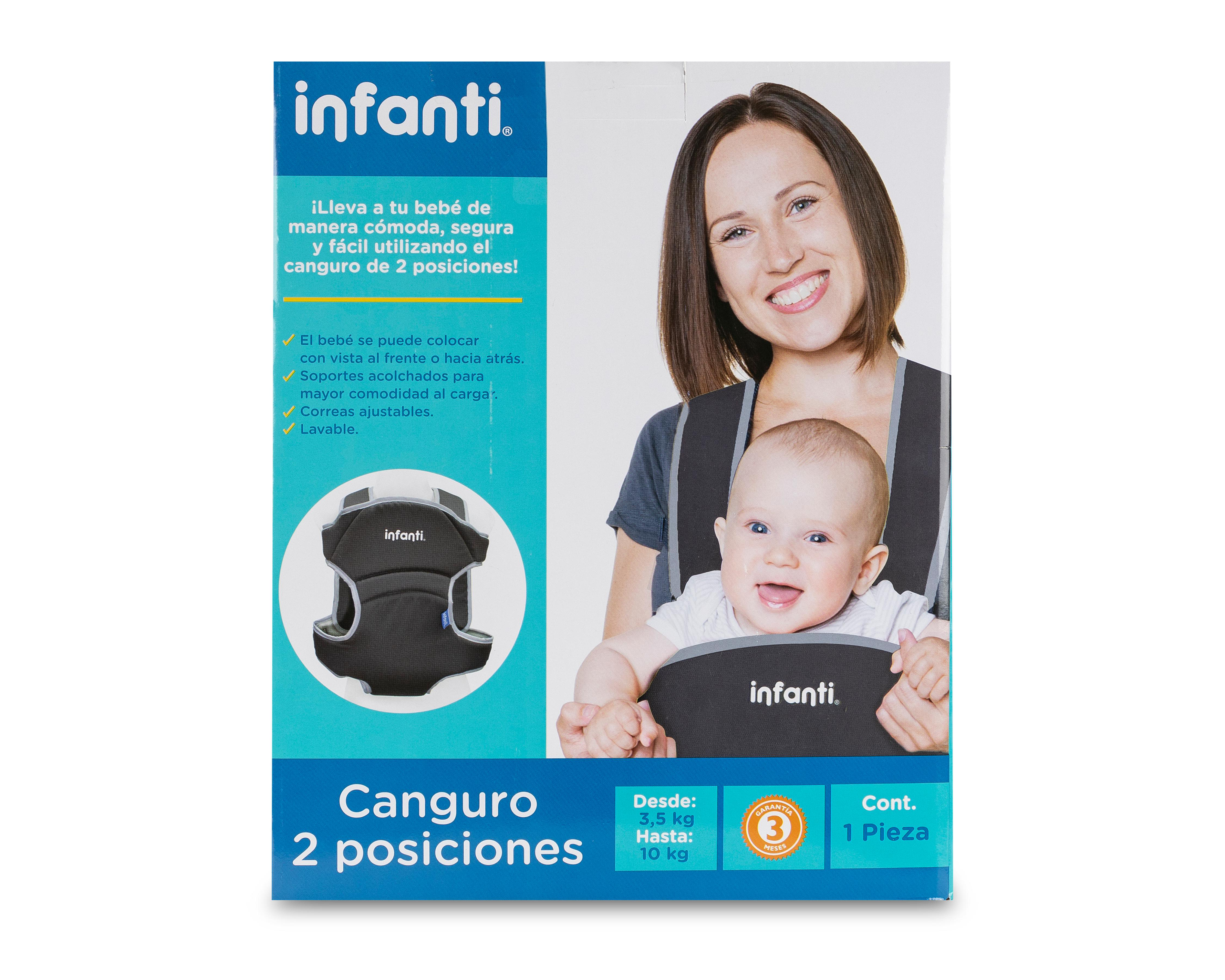Foto 2 pulgar | Canguro para Bebé Infanti Gris