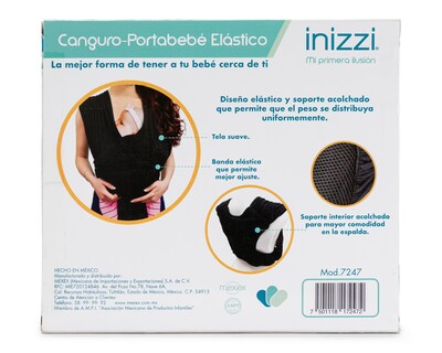 Foto 2 | Canguro para Bebé Inizzi Negro