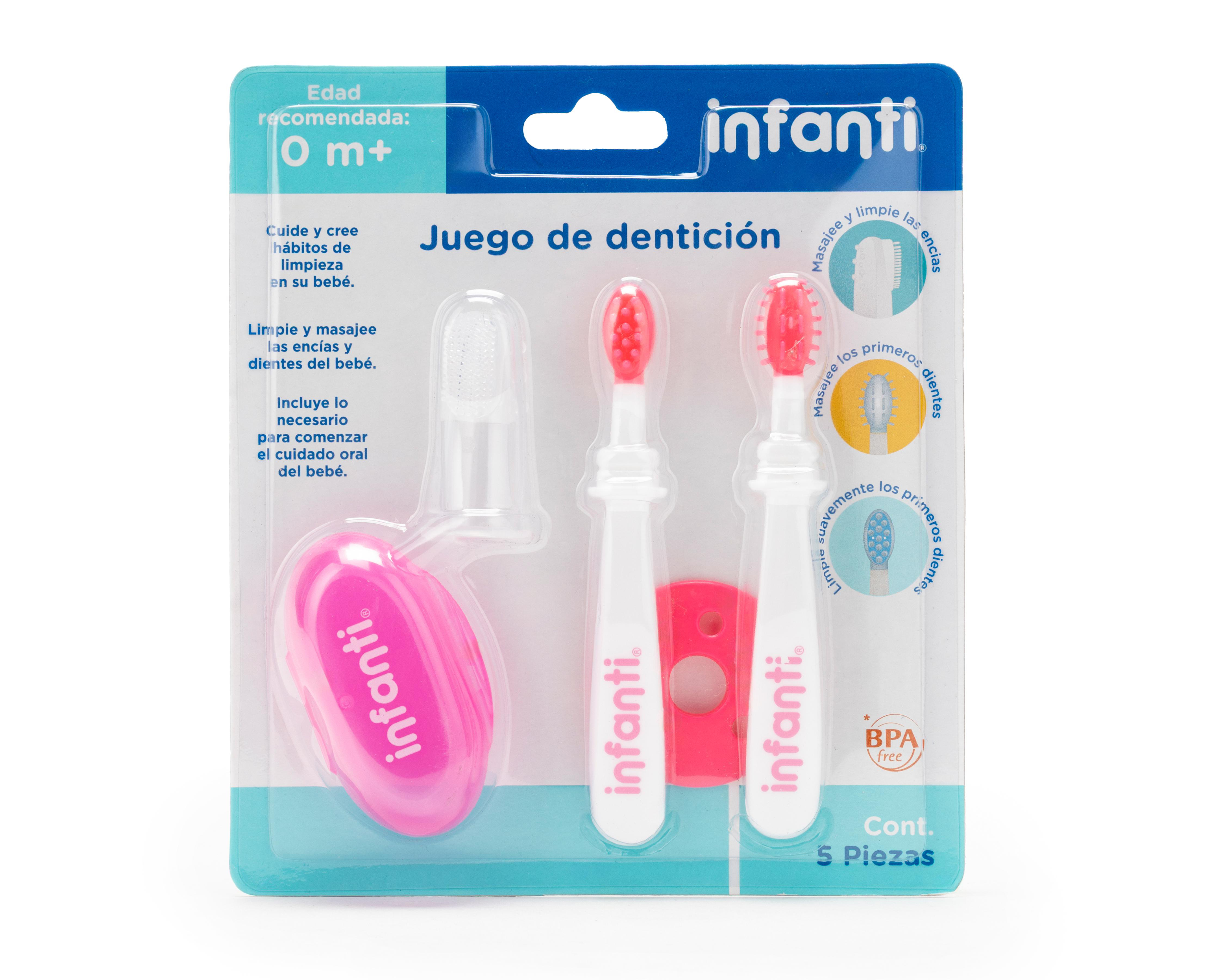 Juego de Cepillos de Dientes para Bebé Infanti 5 Piezas