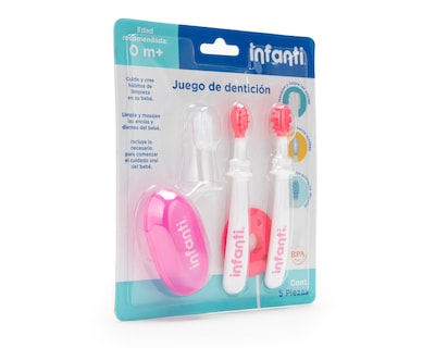 Foto 3 | Juego de Cepillos de Dientes para Bebé Infanti 5 Piezas