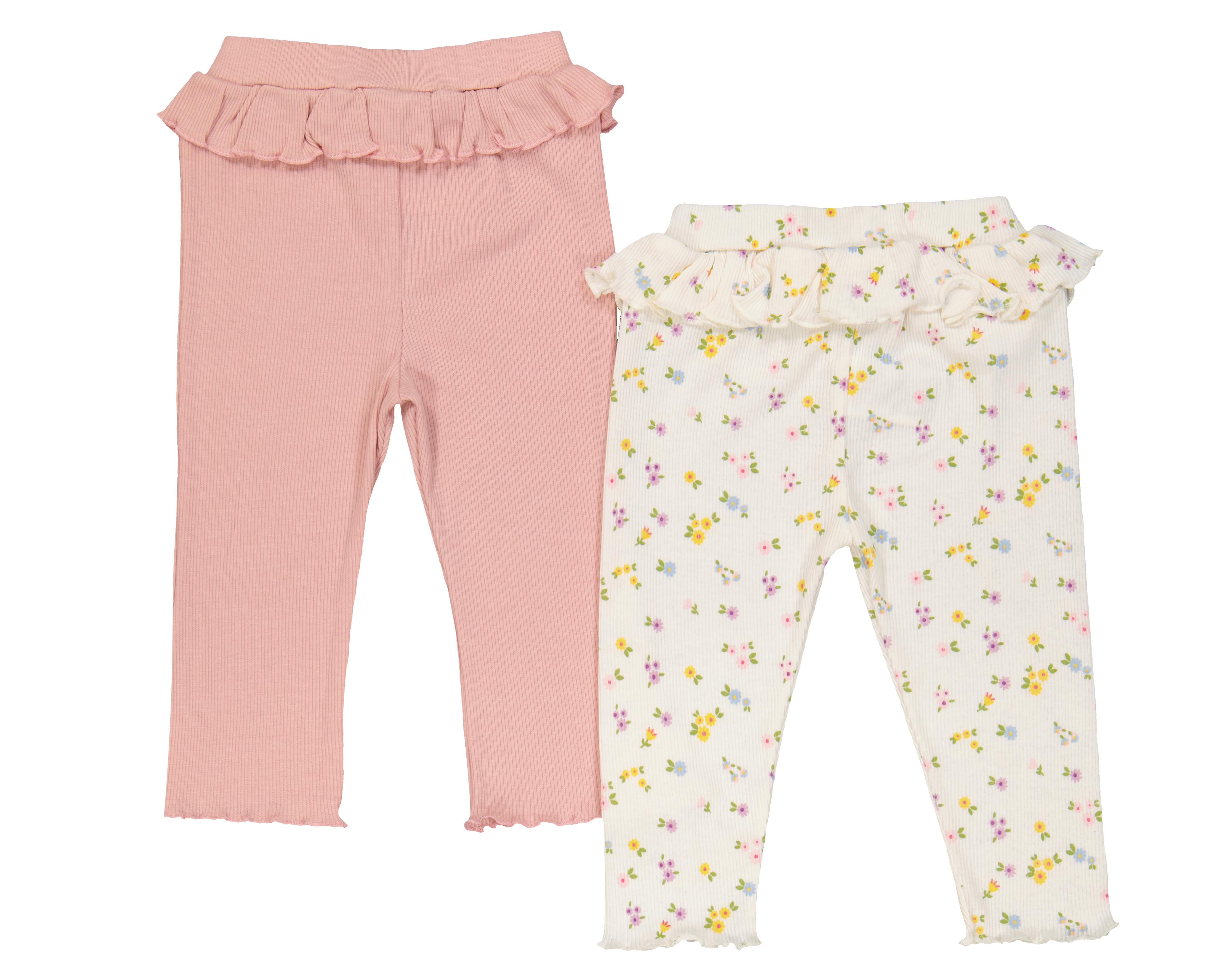 Foto 2 | Pantalón para Bebé Niña Tricks Floral 2 Piezas
