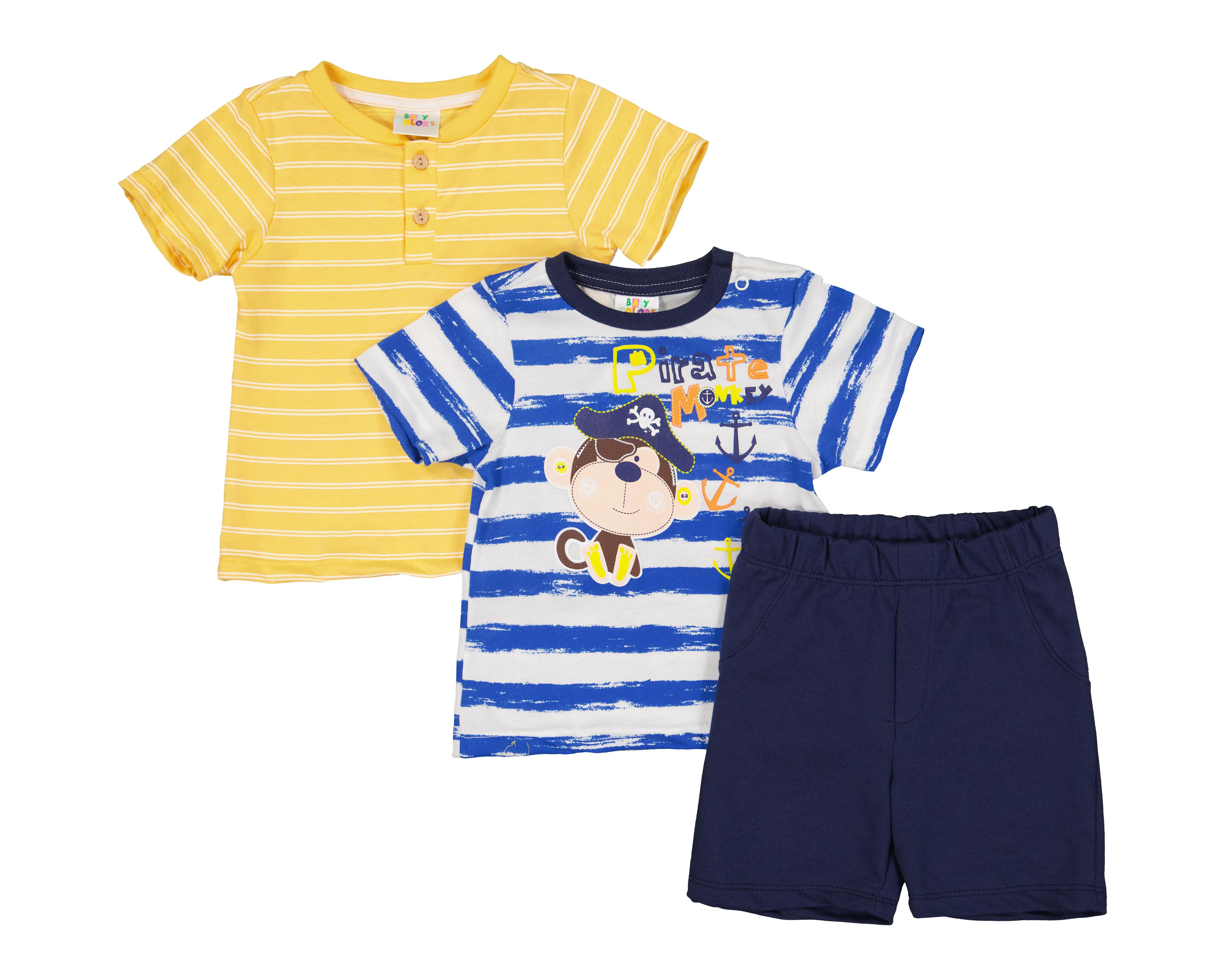 Foto 1 | Conjunto para Bebé Niño Baby Colors 3 Piezas