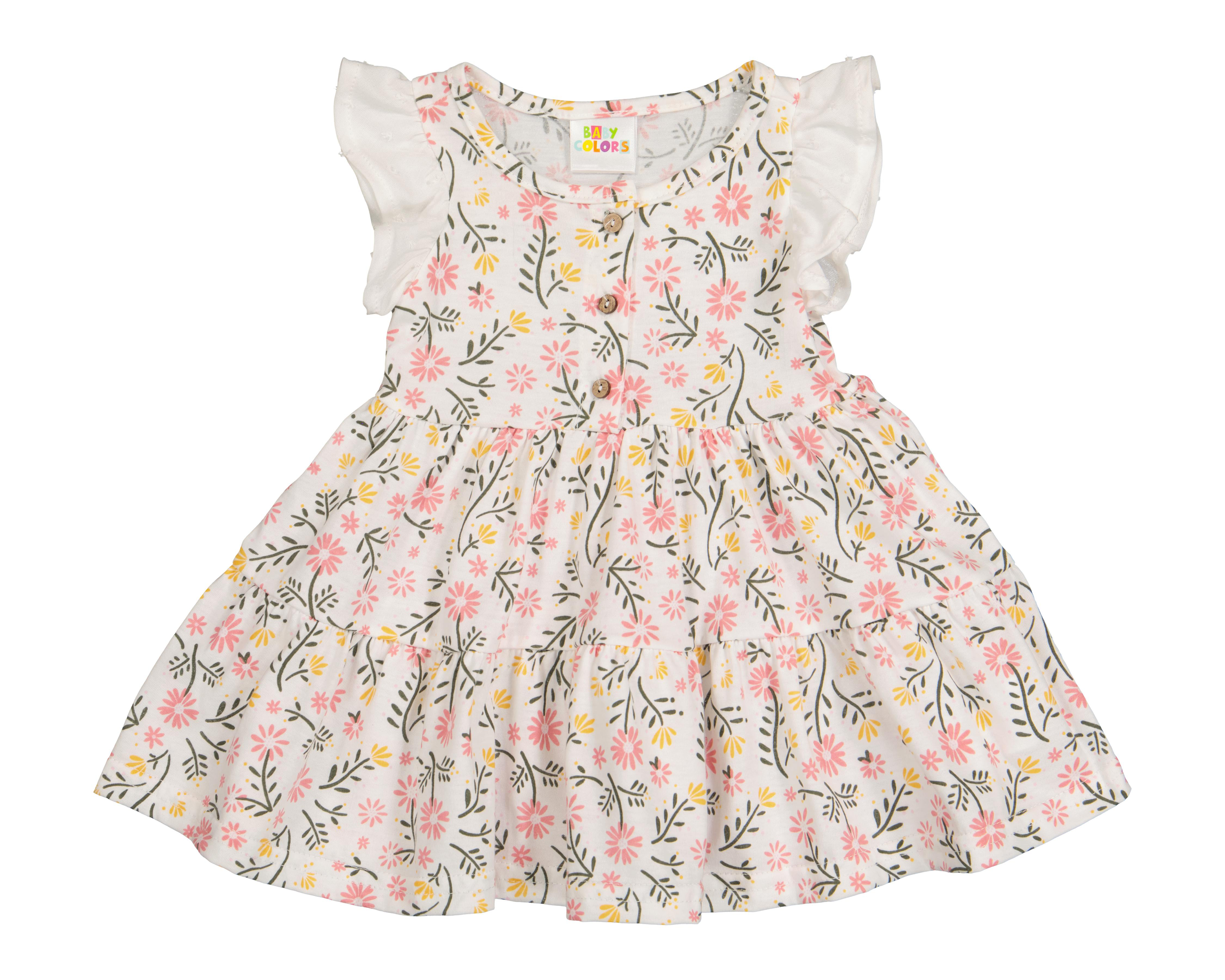 Foto 2 pulgar | Vestido para Bebé Niña Baby Colors Floral