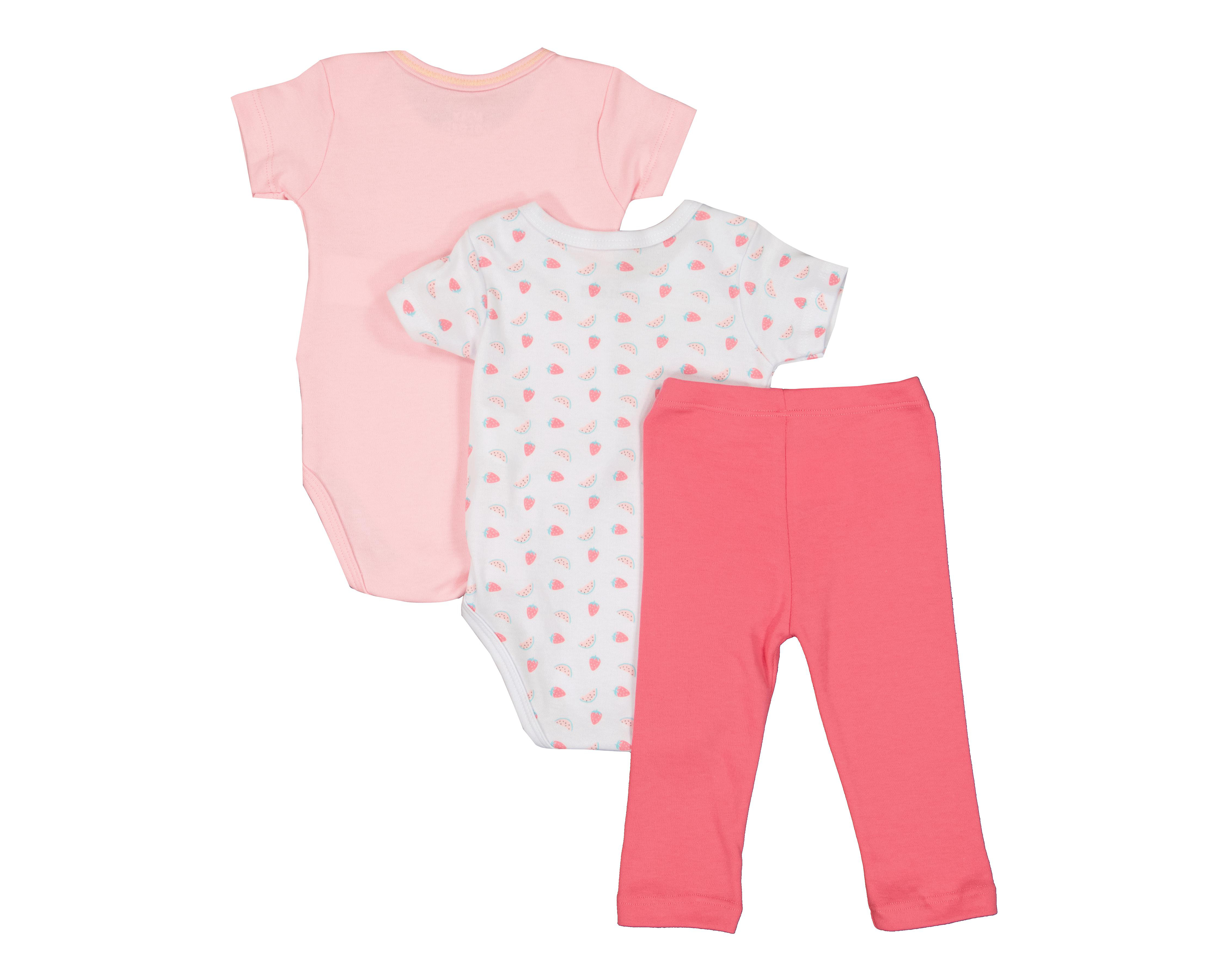 Foto 2 | Conjunto para Bebé Niña Baby Colors 3 Piezas