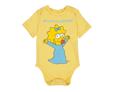Foto 1 | Pañalero para Bebé Niña Disney Los Simpsons de Algodón