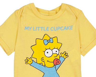 Foto 3 | Pañalero para Bebé Niña Disney Los Simpsons de Algodón