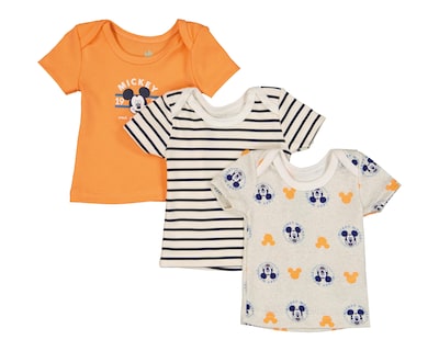 Foto 1 | Camiseta Interior Disney para Bebé Niño 3 Piezas