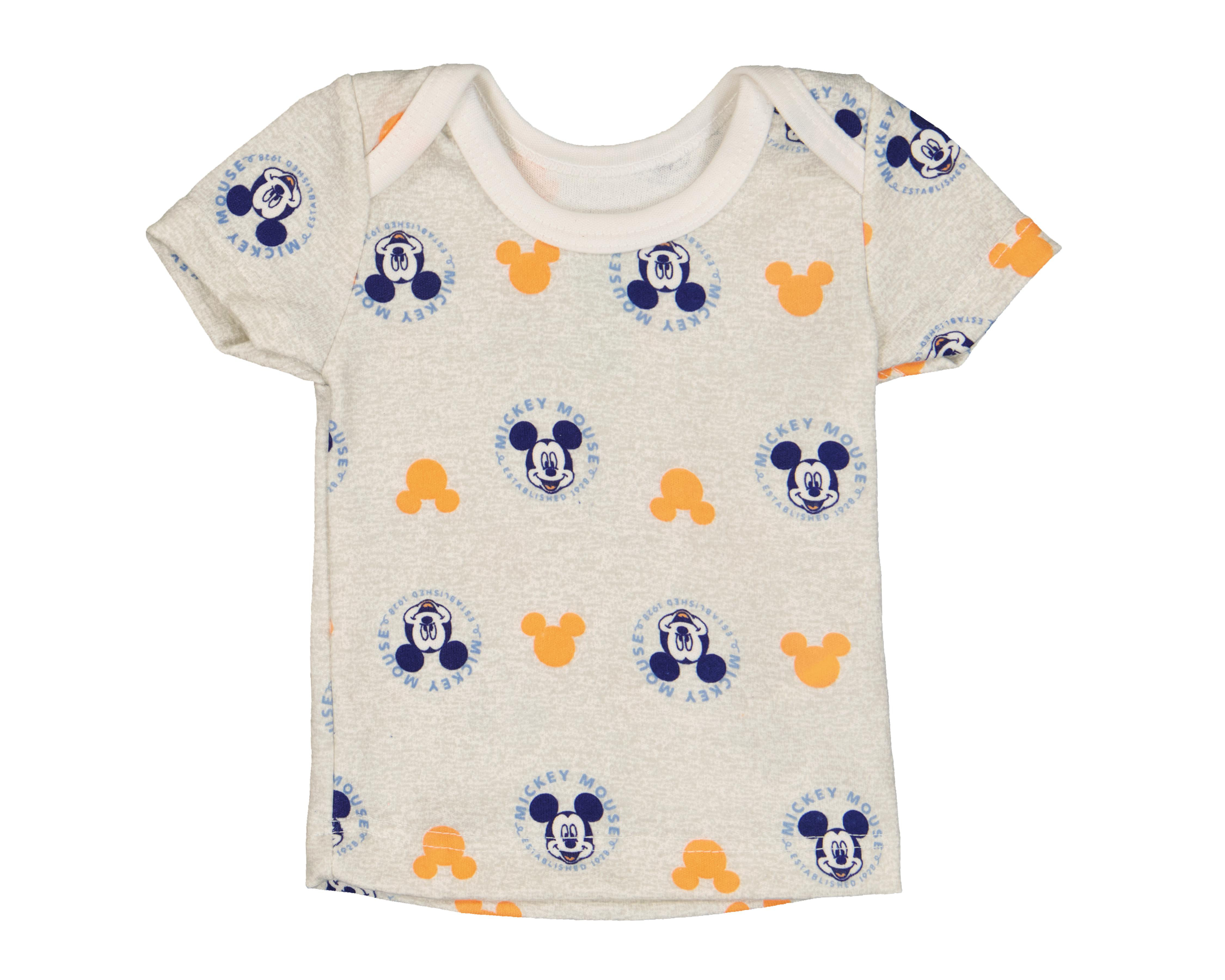 Foto 6 pulgar | Camiseta Interior Disney para Bebé Niño 3 Piezas