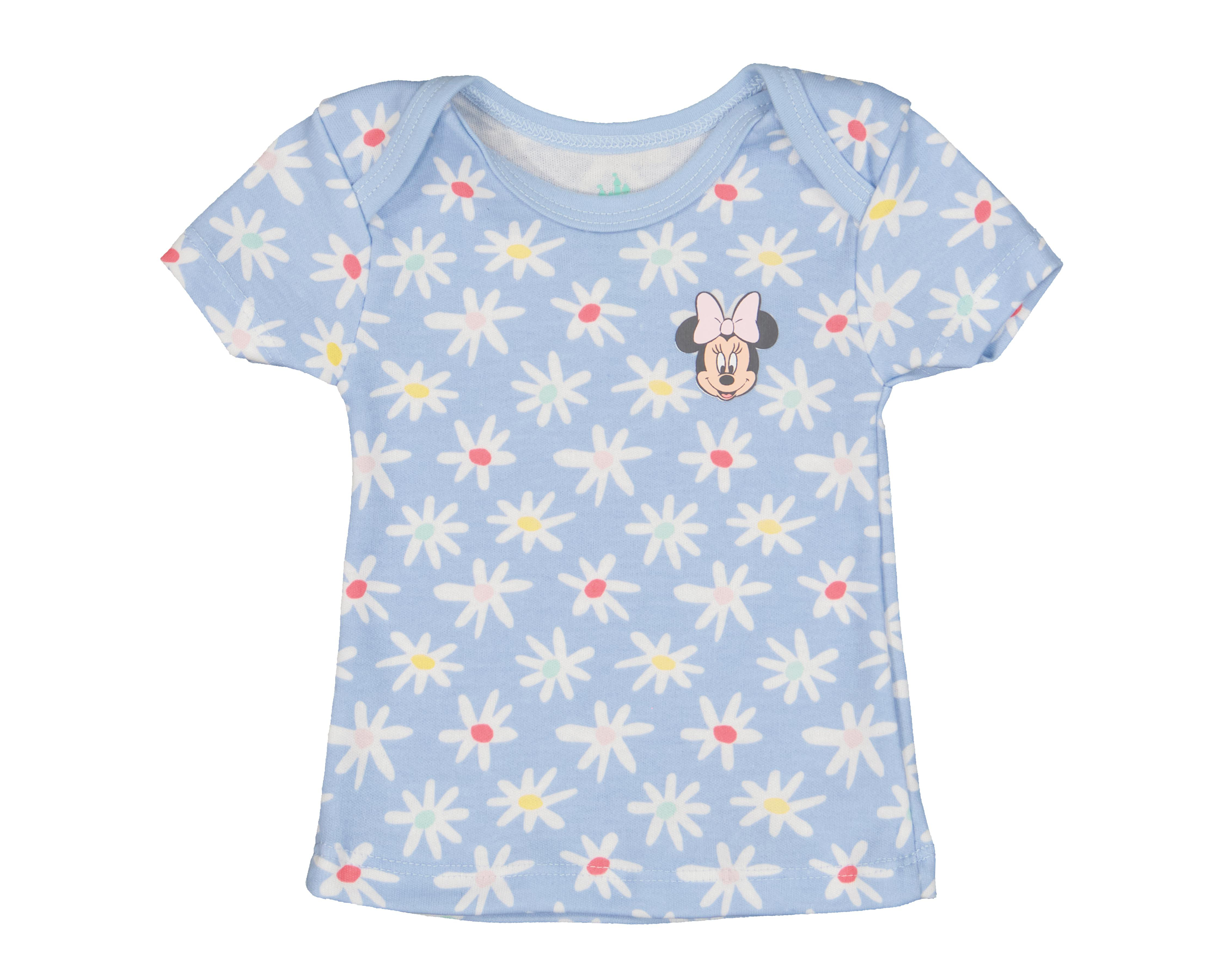 Foto 5 pulgar | Camiseta Interior Disney para Bebé Niña 3 Piezas