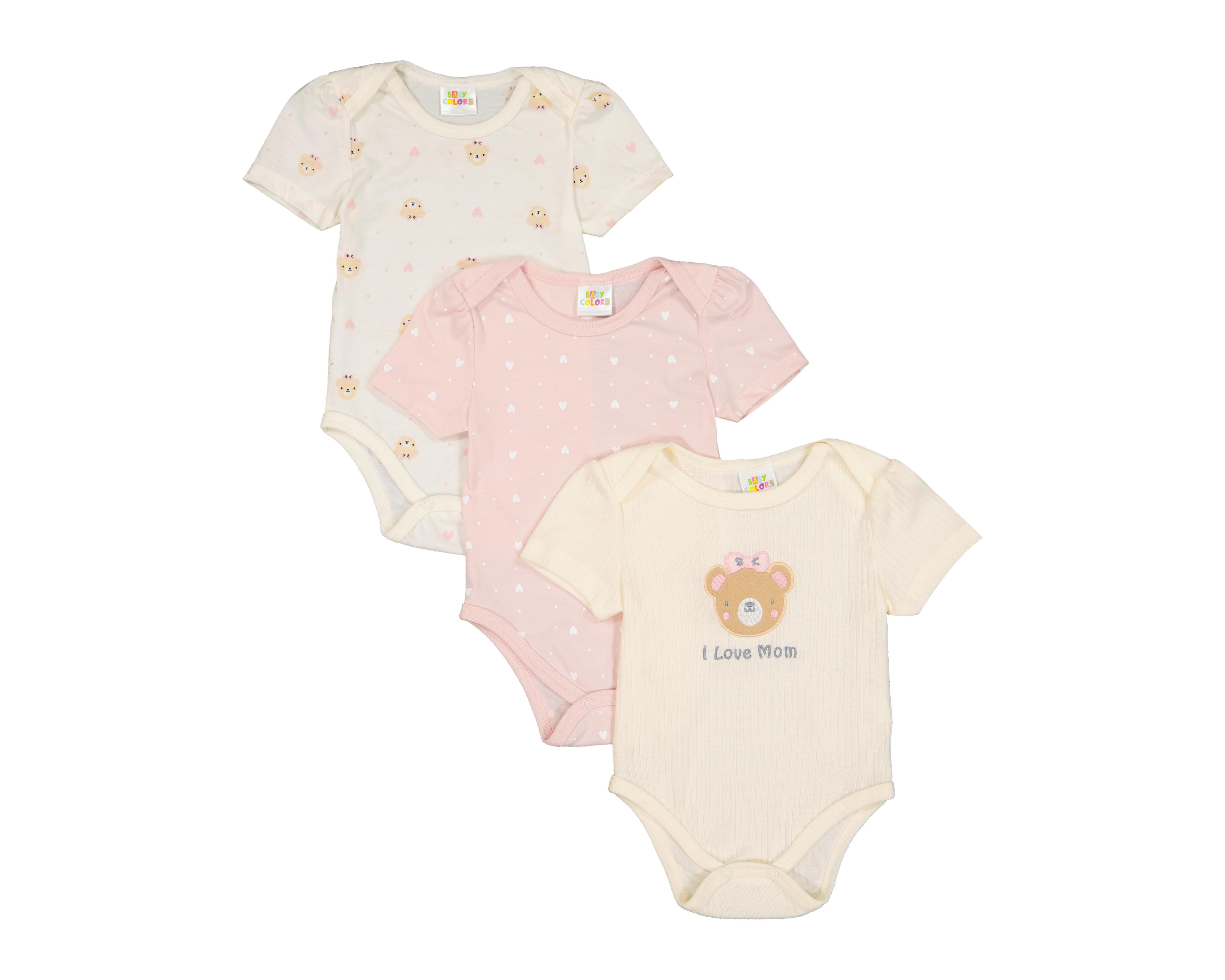 Pañalero para Bebé Niña Baby Colors 3 Piezas