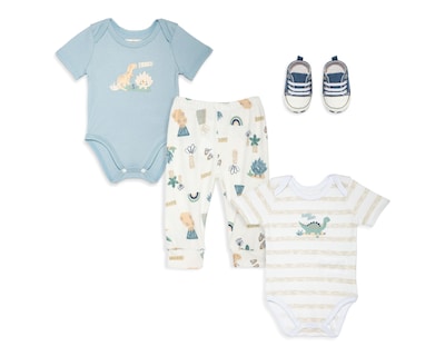 Foto 1 | Pañalero para Bebé Niño Baby Colors con Pantalón 4 Piezas