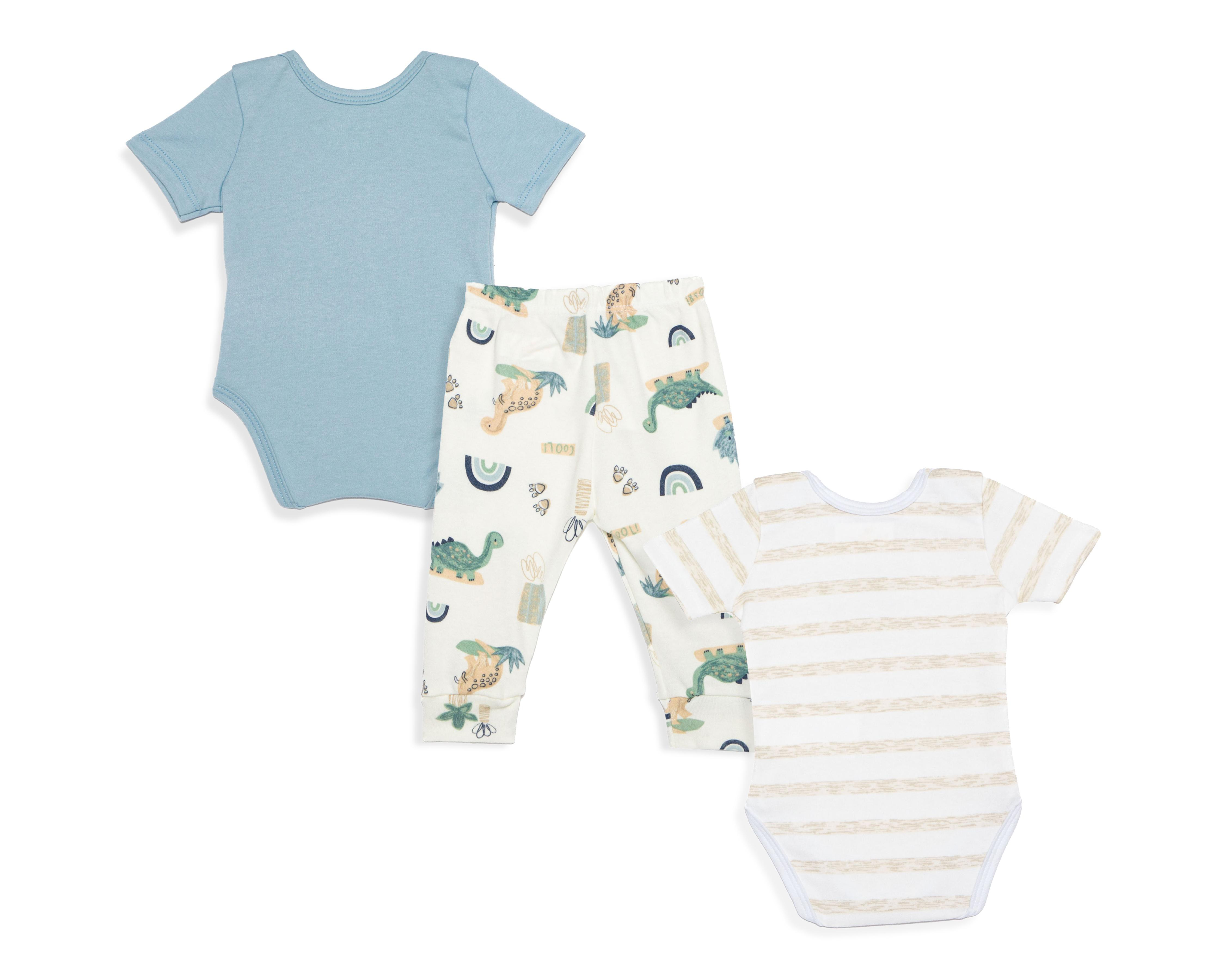 Foto 2 | Pañalero para Bebé Niño Baby Colors con Pantalón 4 Piezas