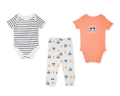 Foto 1 | Pañalero para Bebé Niño Disney Baby con Pantalón 3 Piezas