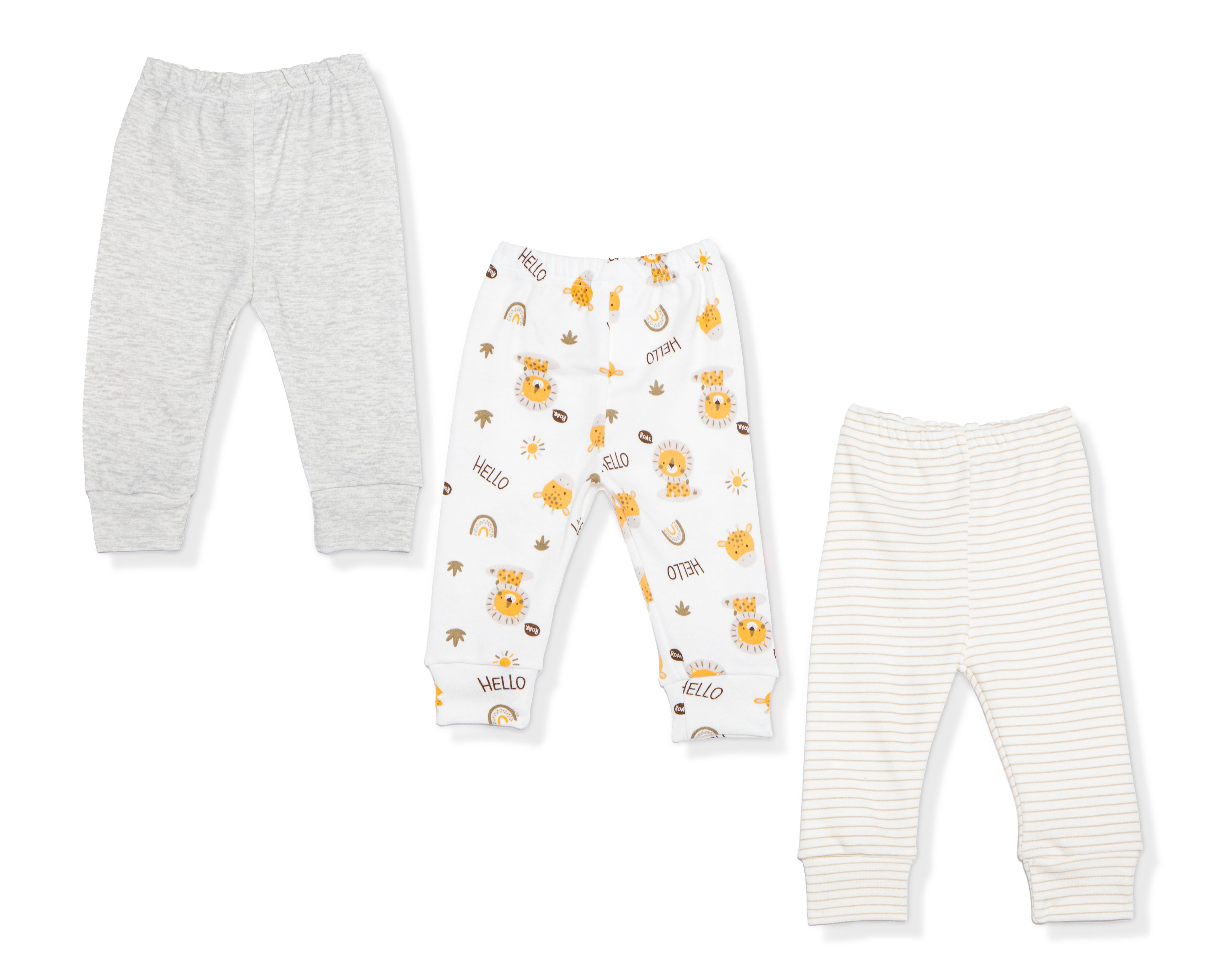 Foto 2 | Pantalón para Bebé Niño Baby Colors 3 Piezas