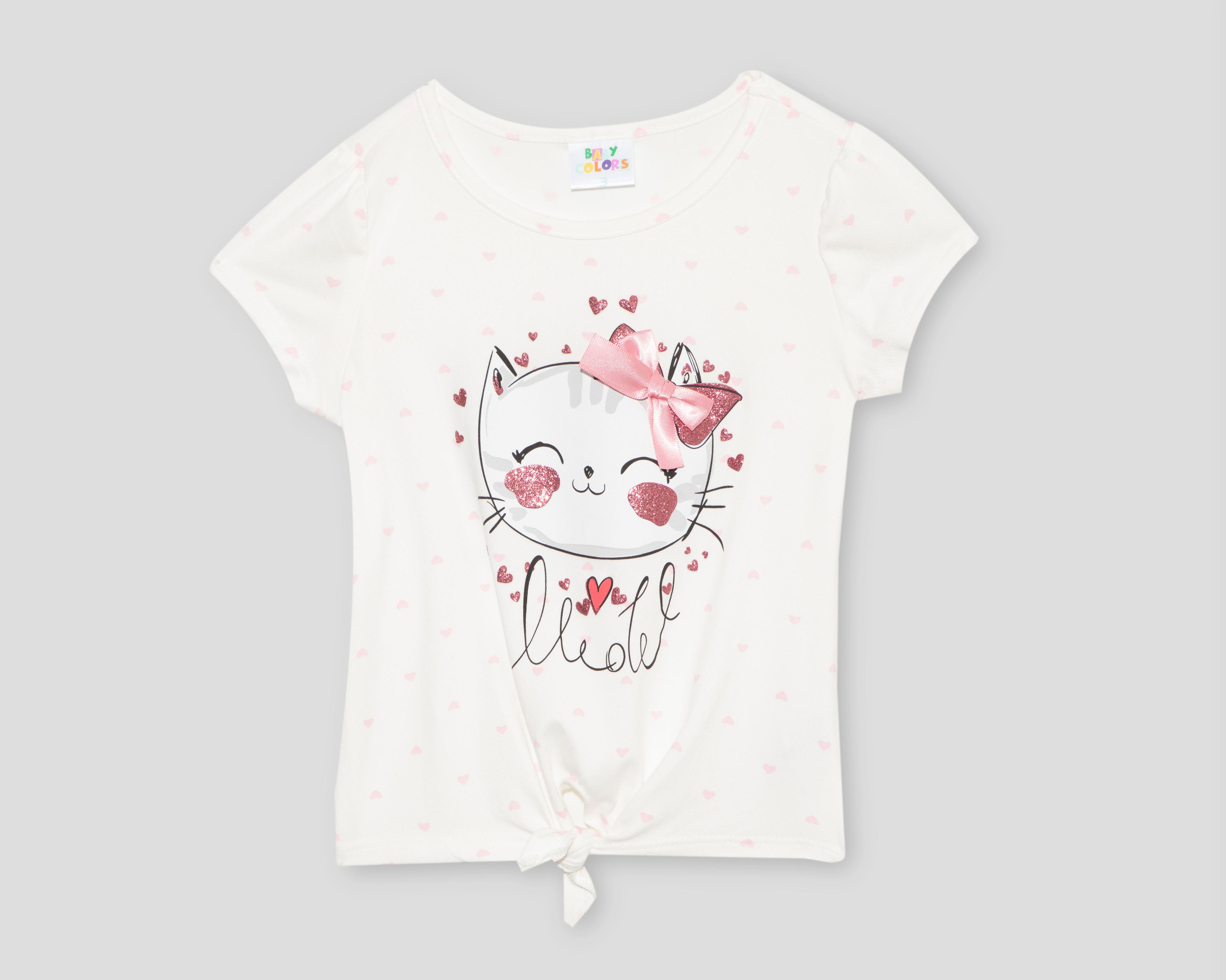Foto 1 | Playera para Bebé Niña Baby Colors