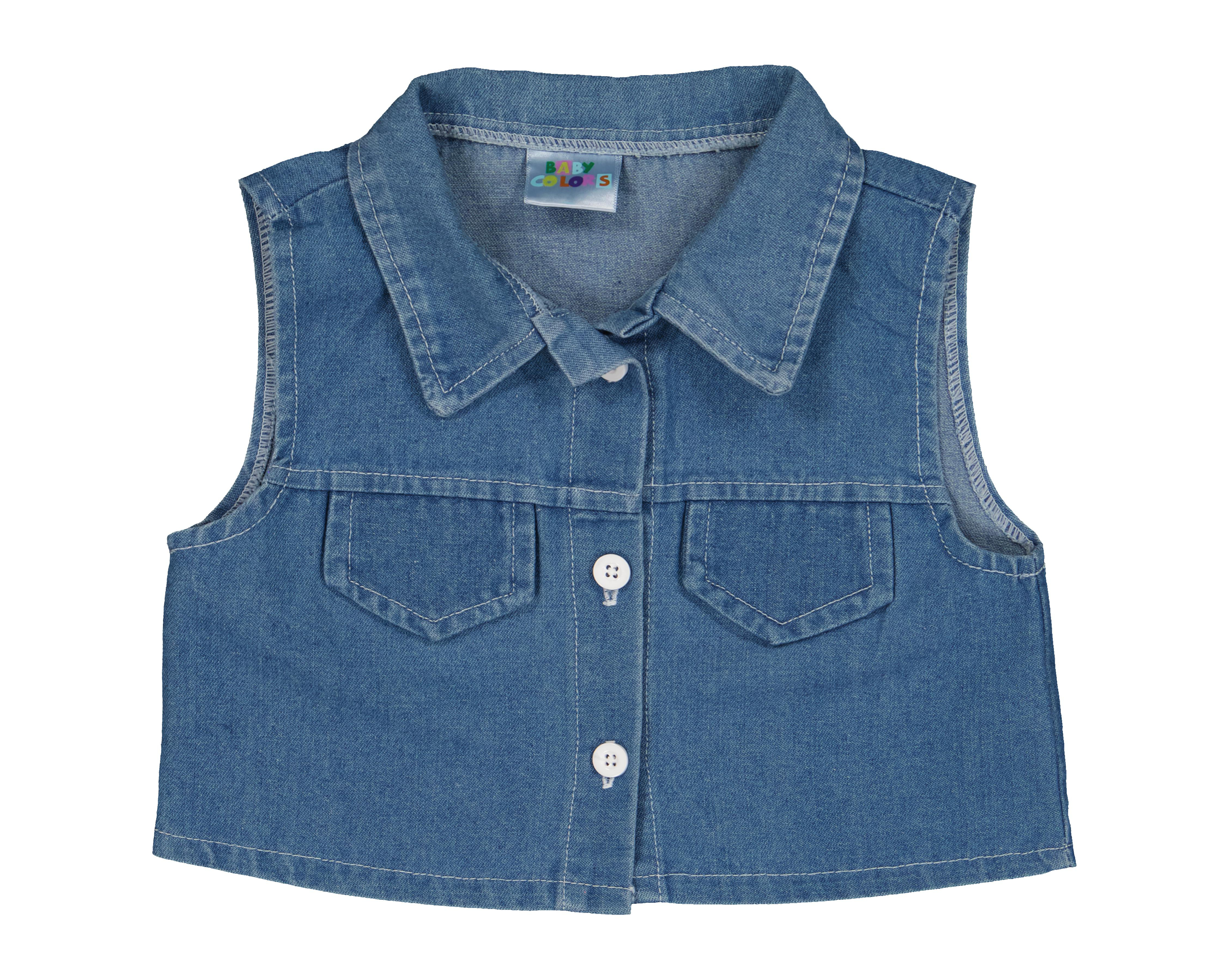 Foto 4 pulgar | Vestido para Bebé Niña Baby Colors con Chaleco 2 Piezas