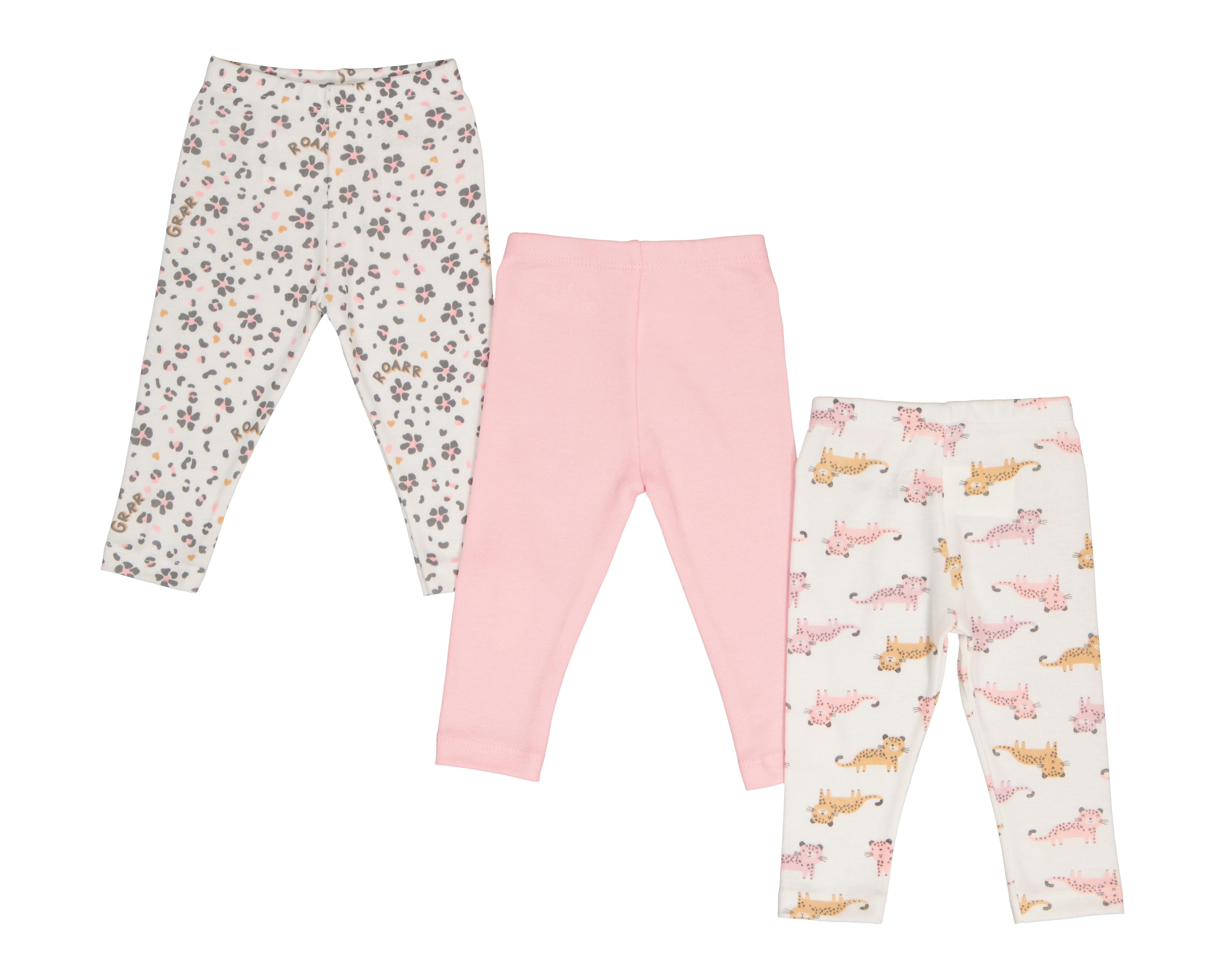 Foto 2 | Pantalón para Bebé Niña Baby Colors 3 Piezas