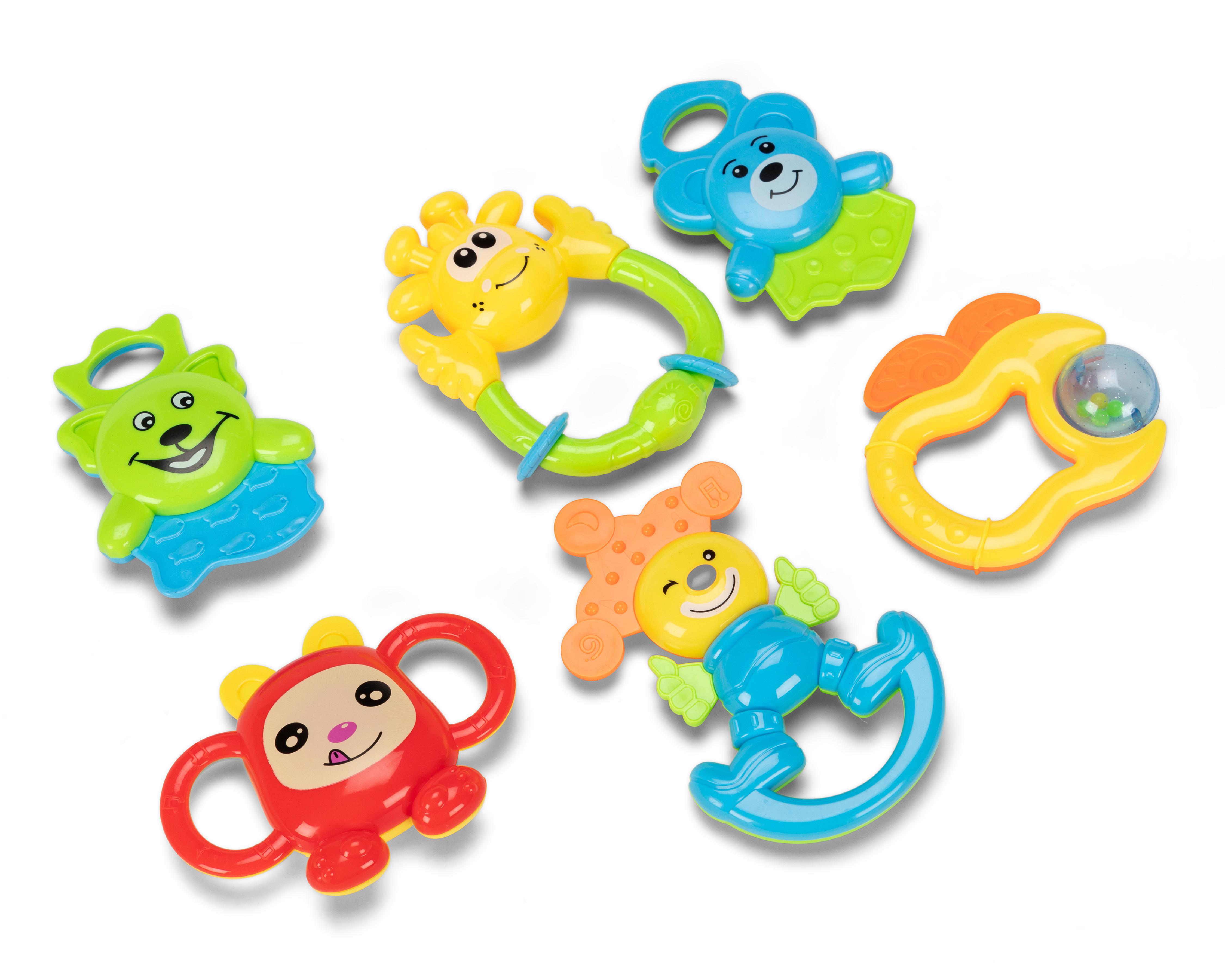 Foto 4 pulgar | Sonaja para Bebé Baby Colors 6 Piezas