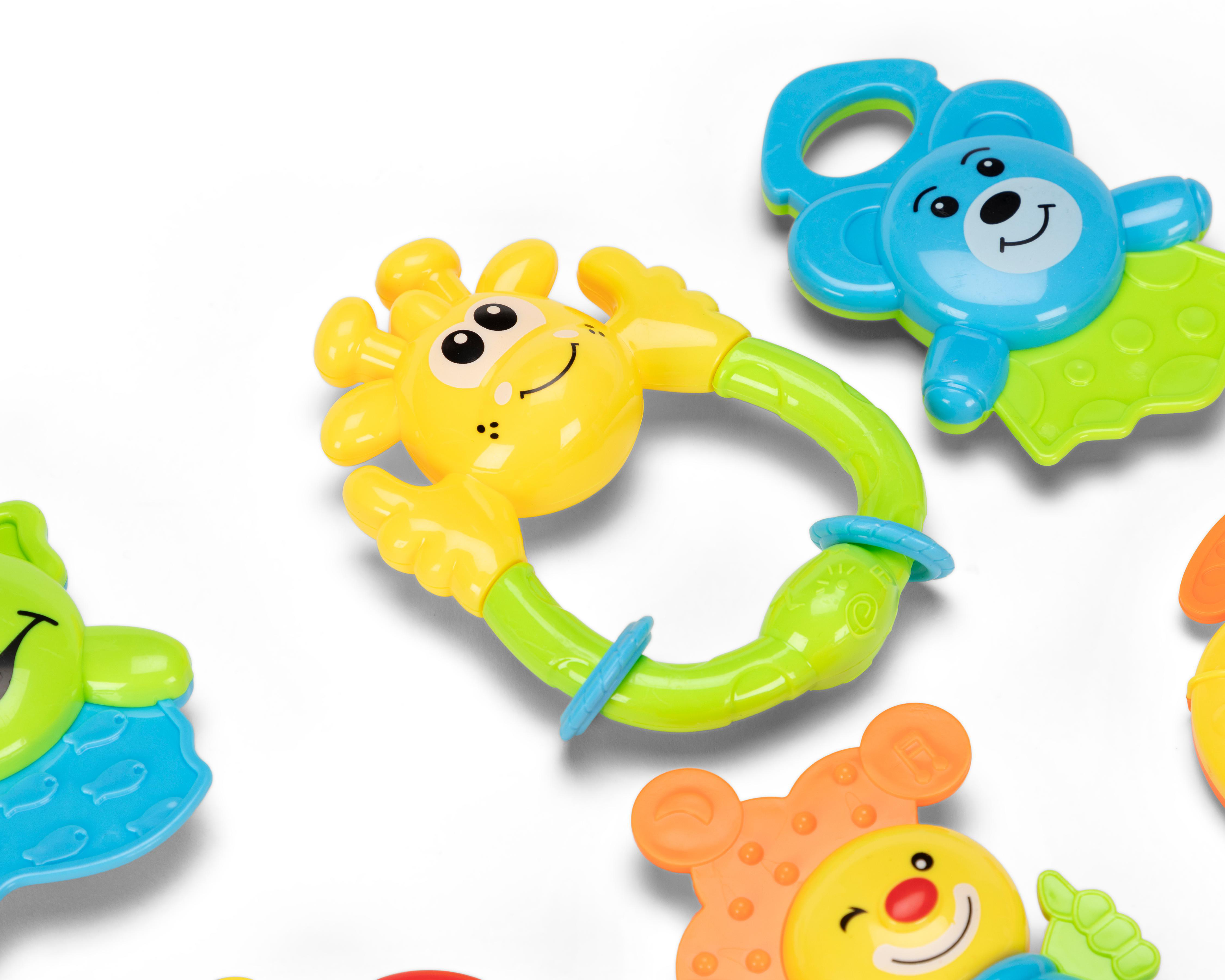 Foto 5 pulgar | Sonaja para Bebé Baby Colors 6 Piezas