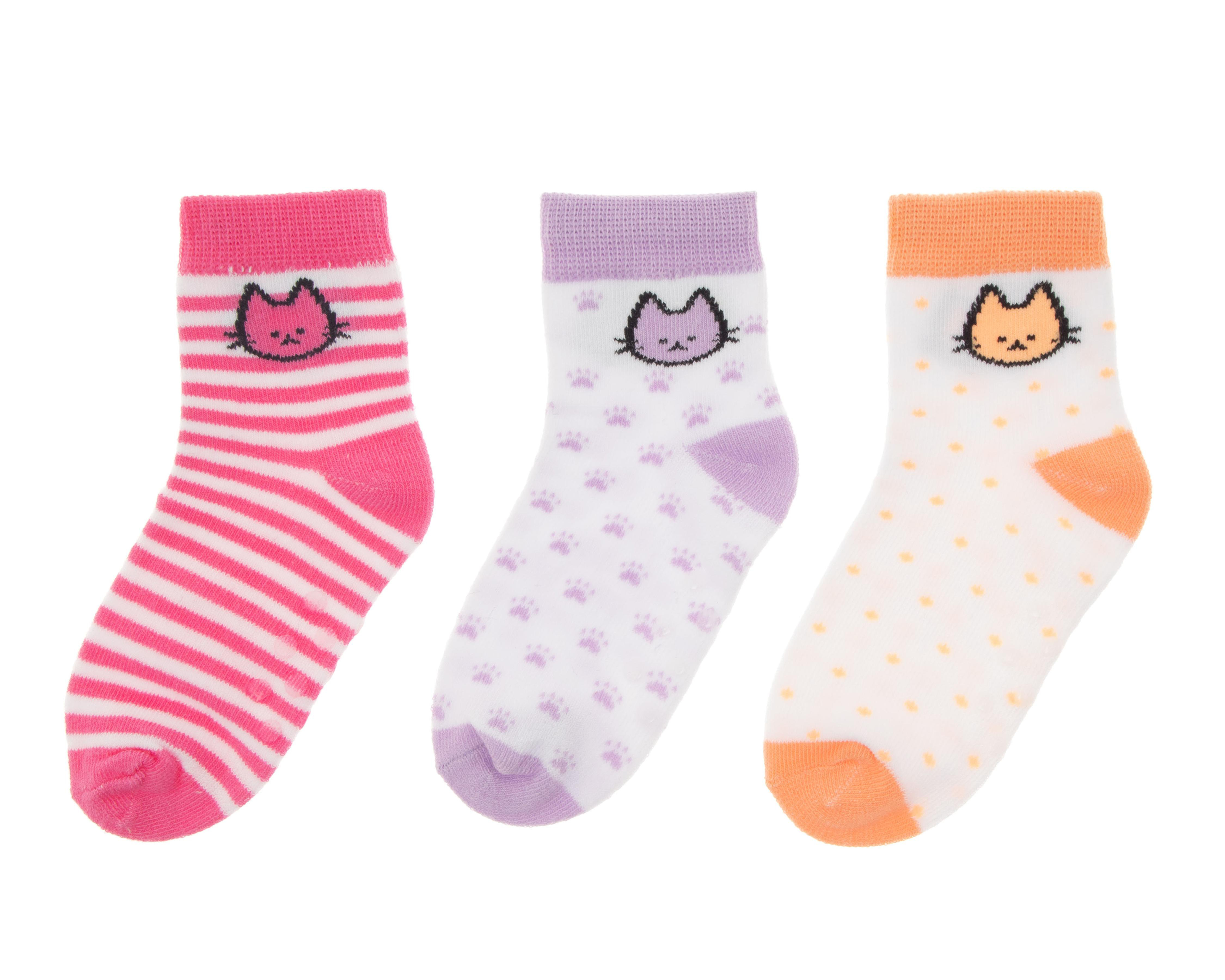 Calcetas Baby Colors para Bebé Niña 3 Pares $99