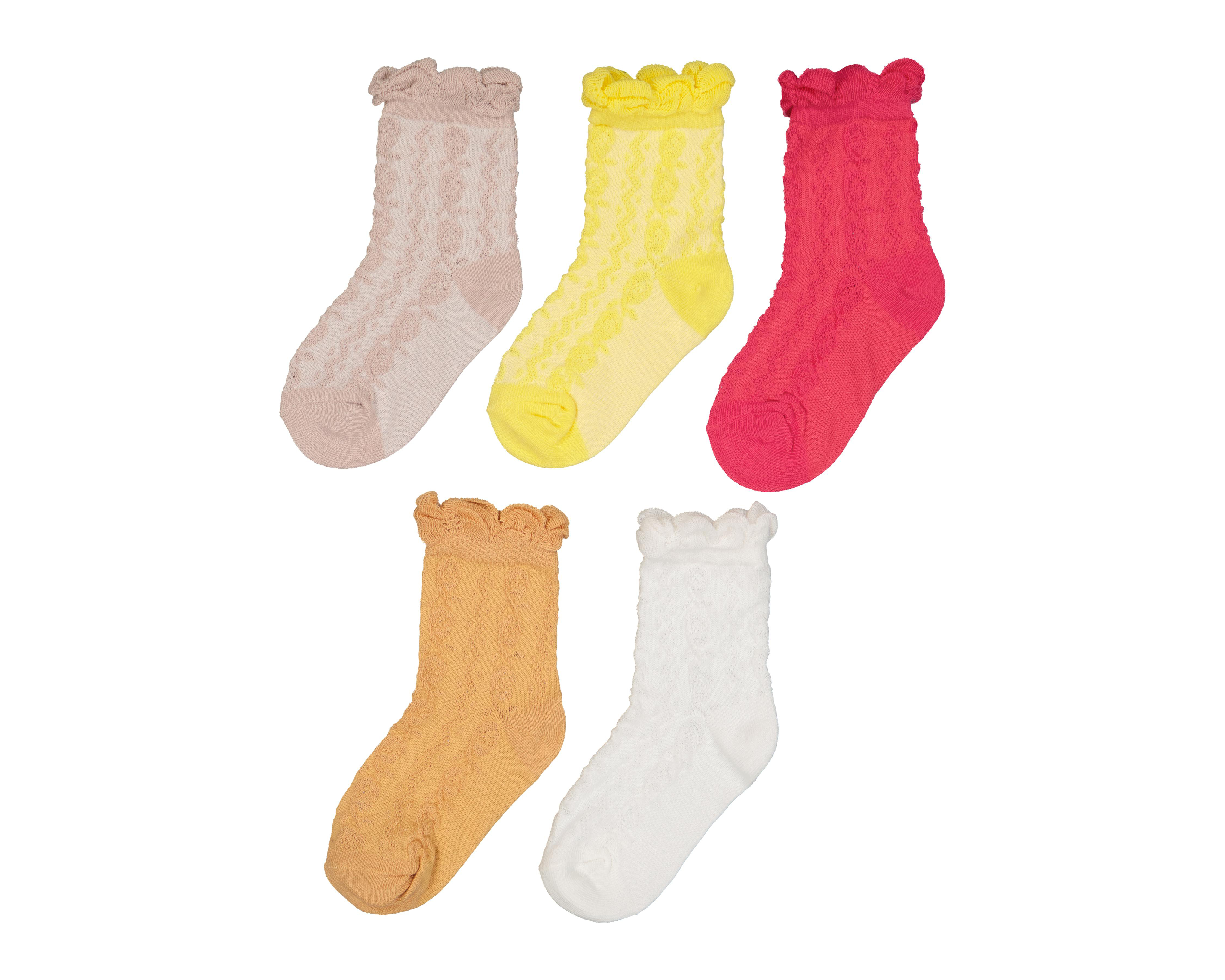 Calcetas para Bebé Niña Baby Colors 5 Pares