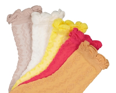 Foto 2 | Calcetas para Bebé Niña Baby Colors 5 Pares