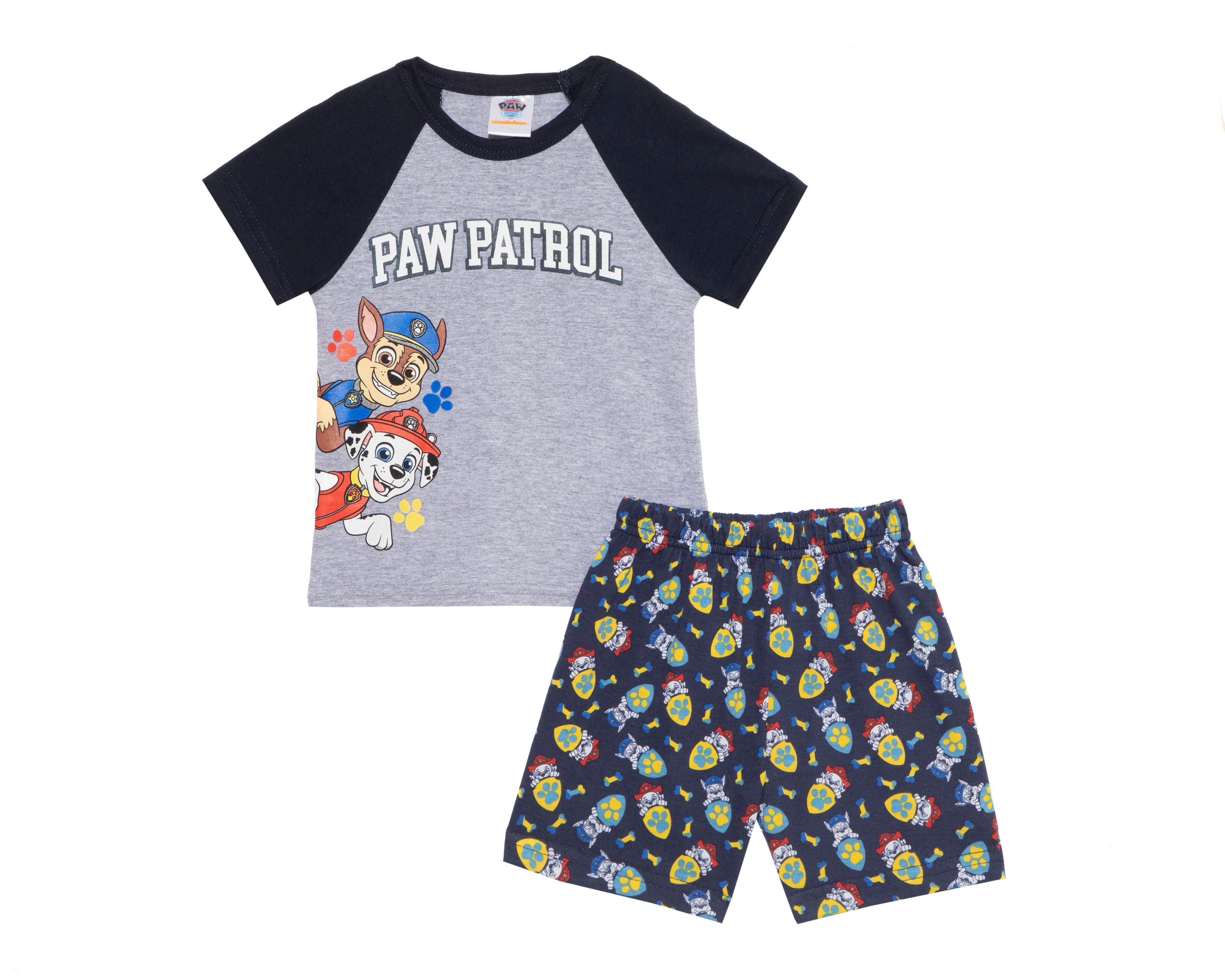 Foto 2 pulgar | Short y Playera para Bebé Niño Paw Patrol