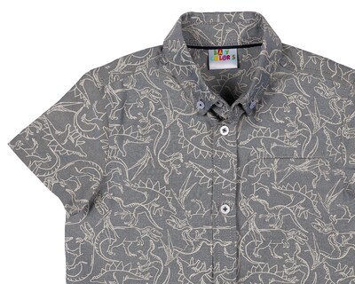 Foto 3 | Camisa para Bebé Niño Baby Colors Gris