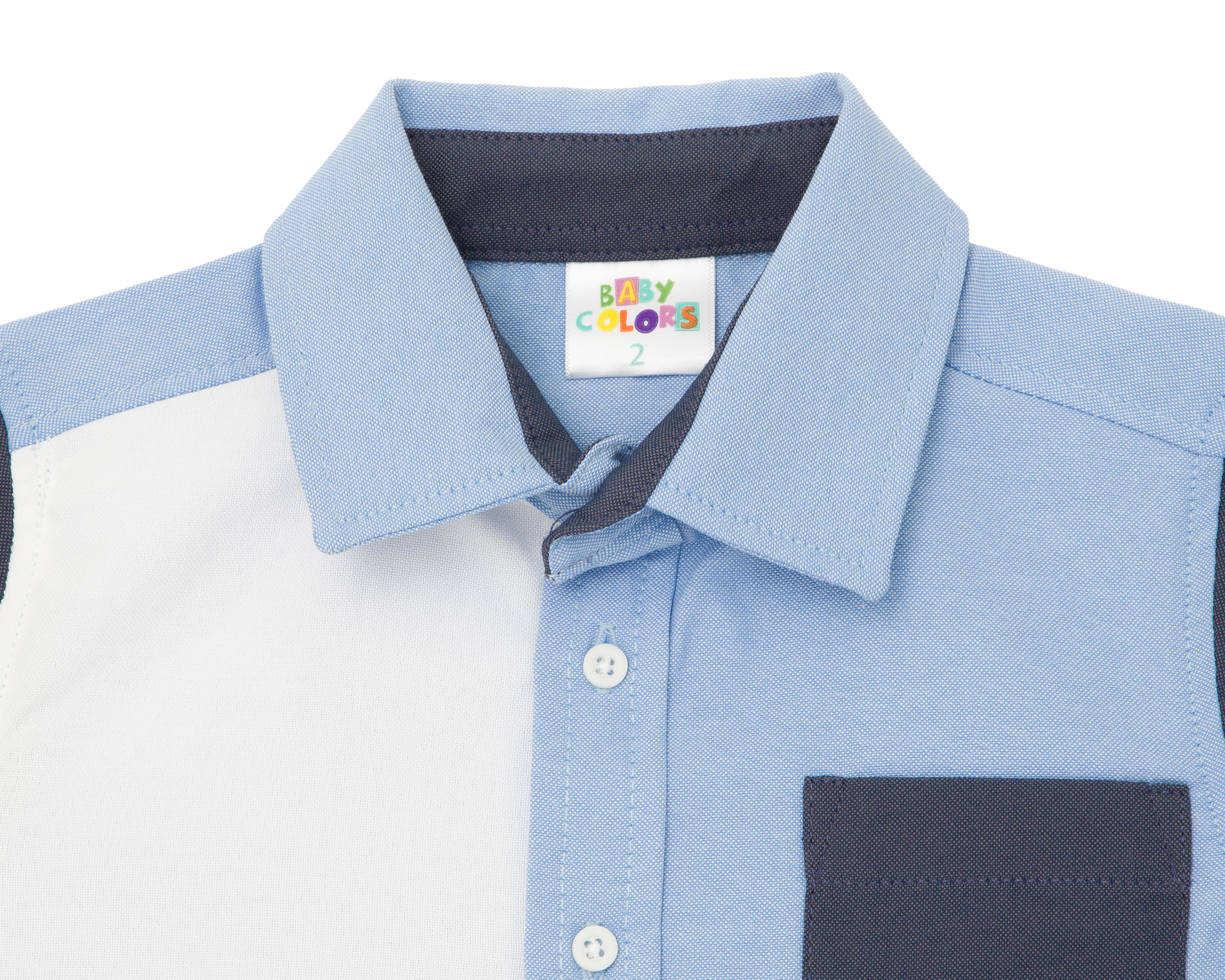 Foto 4 pulgar | Camisa para Bebé Niño Baby Colors Multicolor