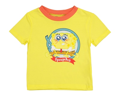 Foto 1 | Playera para Bebé Niño Bob Esponja Amarilla