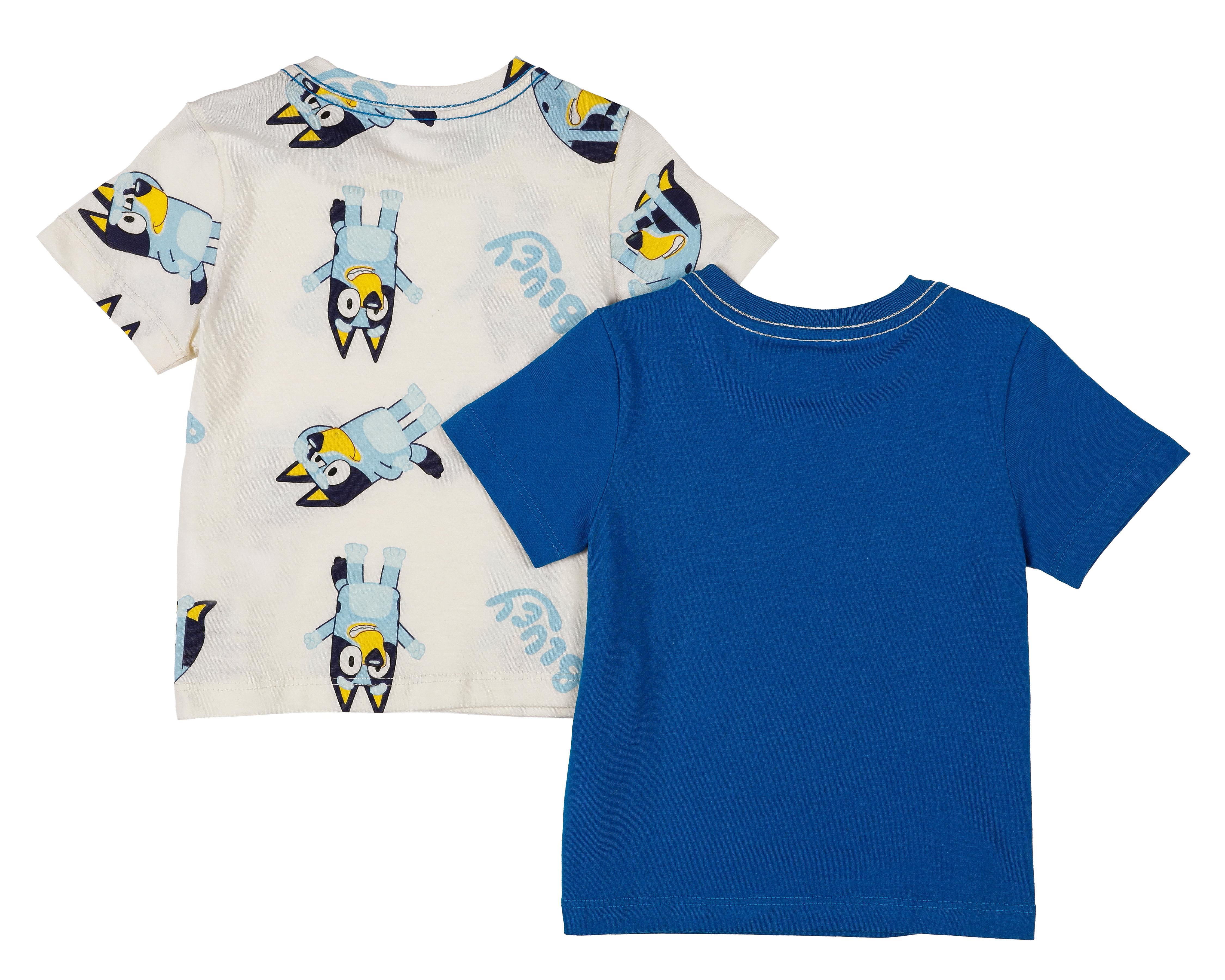 Foto 3 pulgar | Playera para Bebé Niño Bluey de Algodón Estampada 2 Piezas