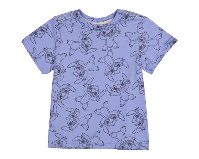 Foto 4 | Playera para Bebé Niño Disney Lilo & Stitch de Algodón 2 Piezas