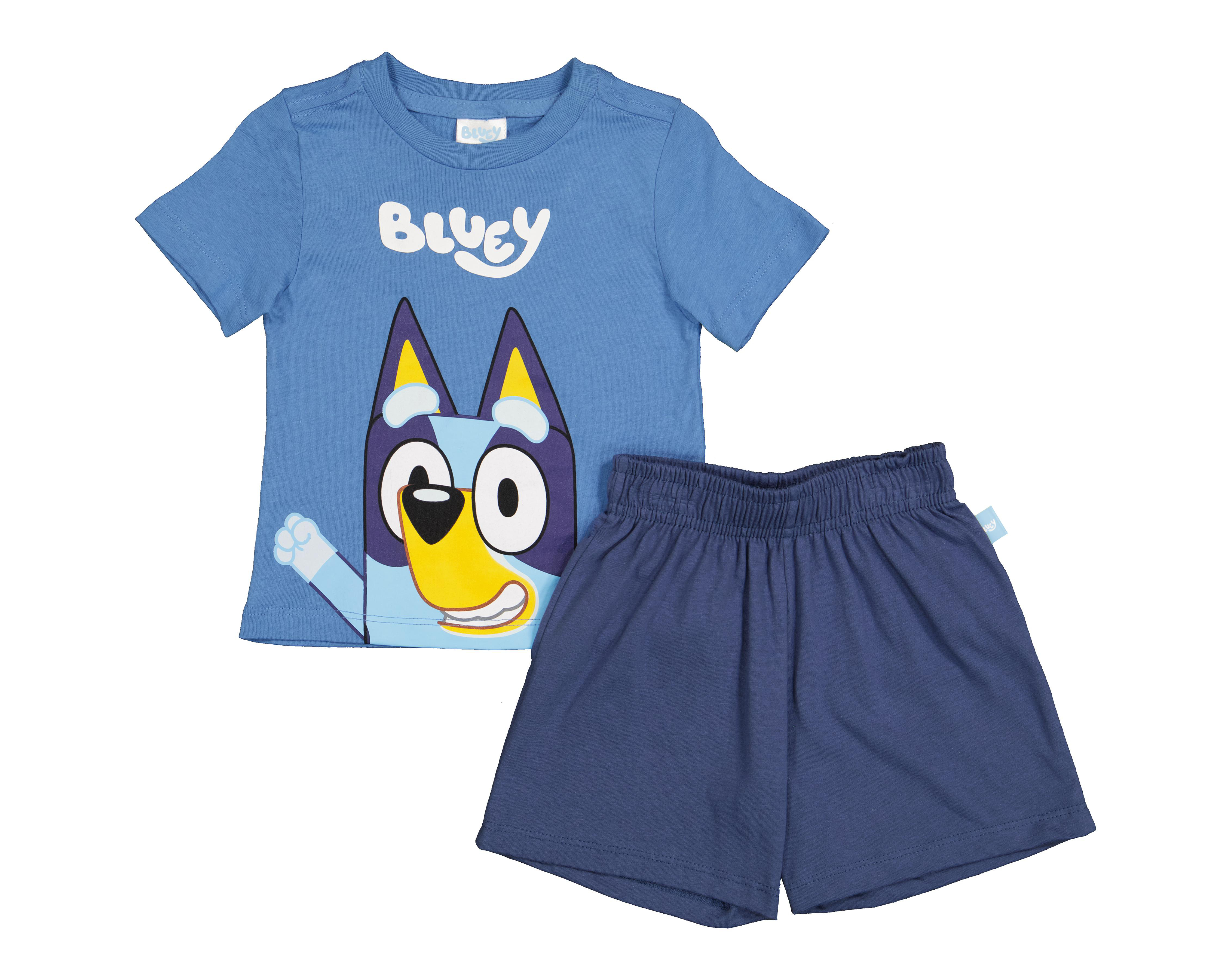 Foto 1 | Conjunto para Bebé Niño Bluey de Algodón 2 Piezas