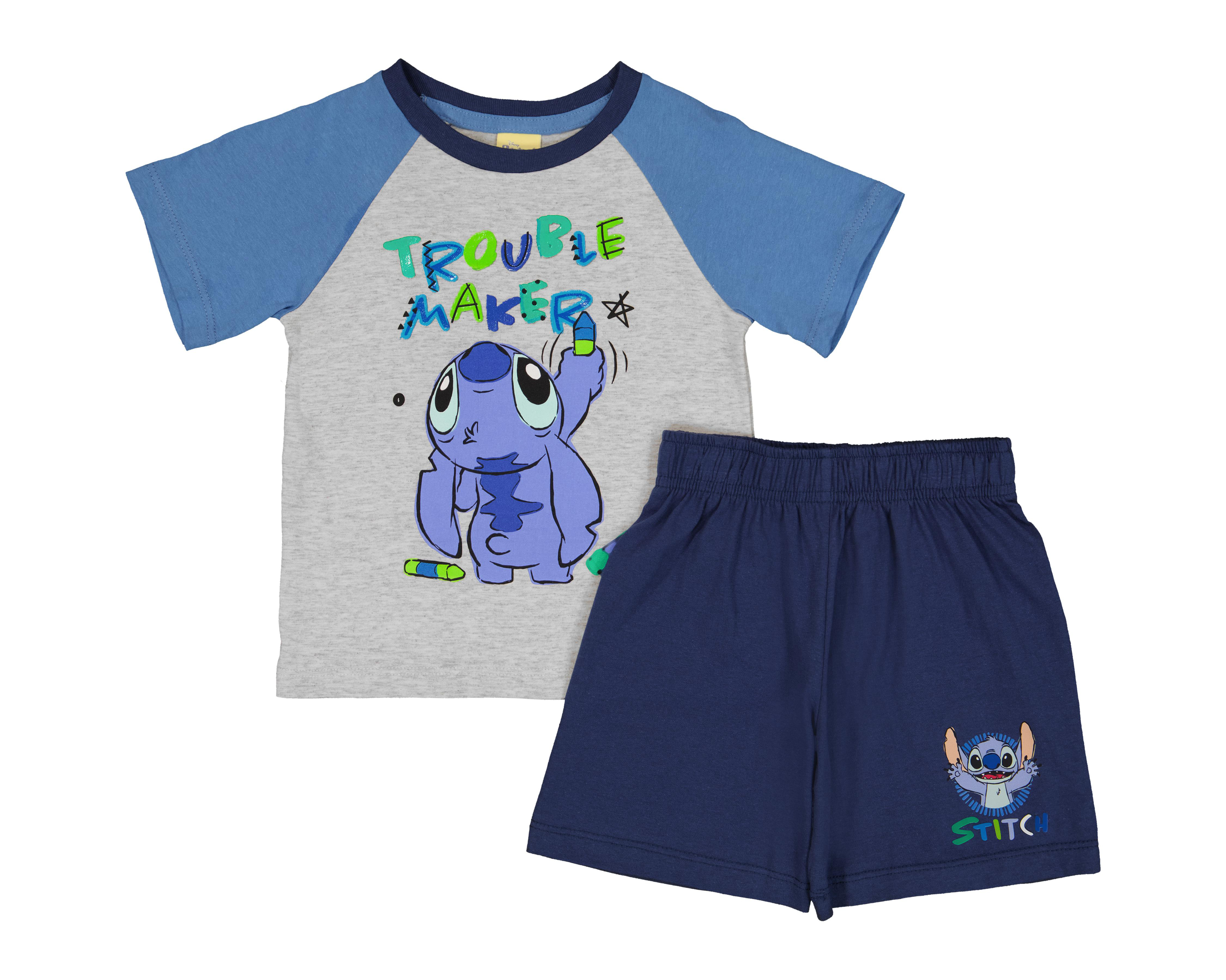 Foto 1 | Conjunto para Bebé Niño Disney Stitch 2 Piezas