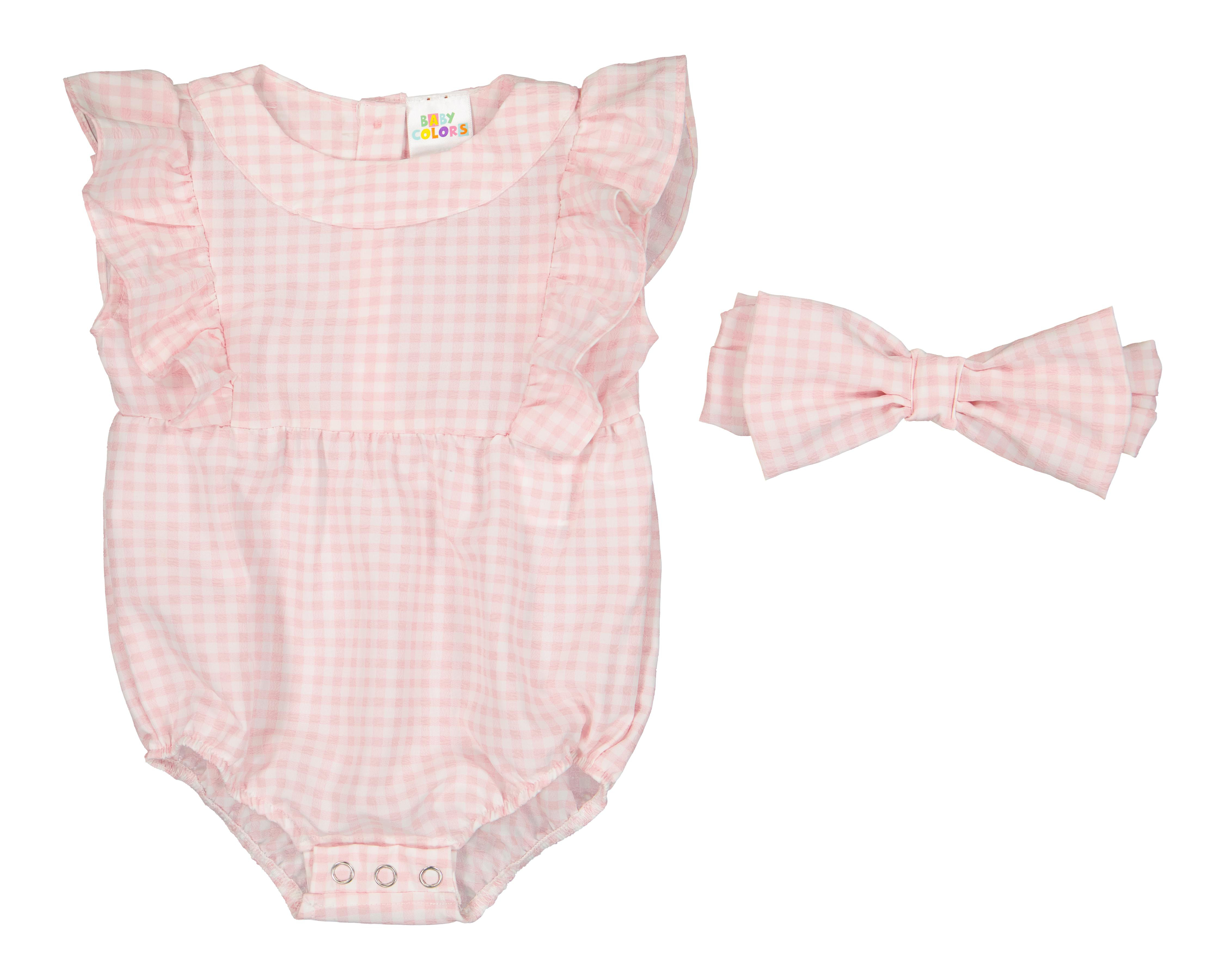 Foto 1 | Pañalero para Bebé Niña Baby Colors con Diadema