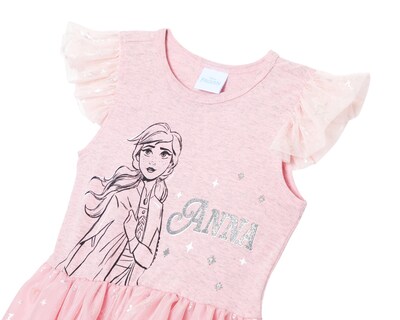 Foto 3 | Vestido para Bebé Niña Disney Frozen Rosa