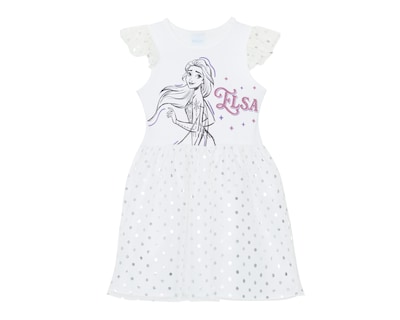 Foto 1 | Vestido para Bebé Niña Disney Frozen Blanco